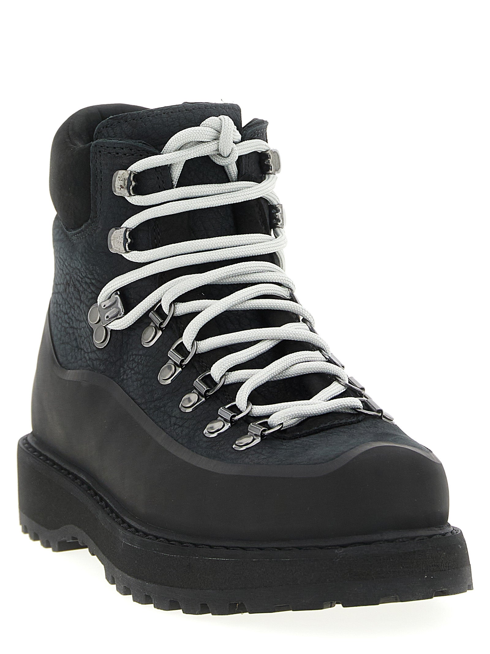 Diemme Schwarze Ankle Boots aus Rindsleder