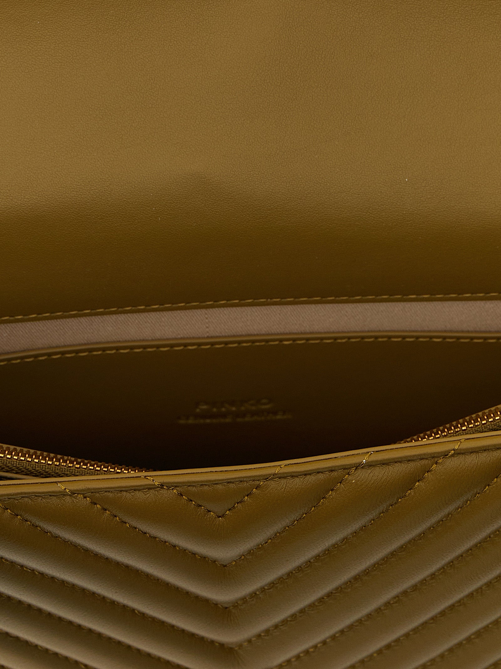 PINKO Bicolor Lammleder Crossbody Bag