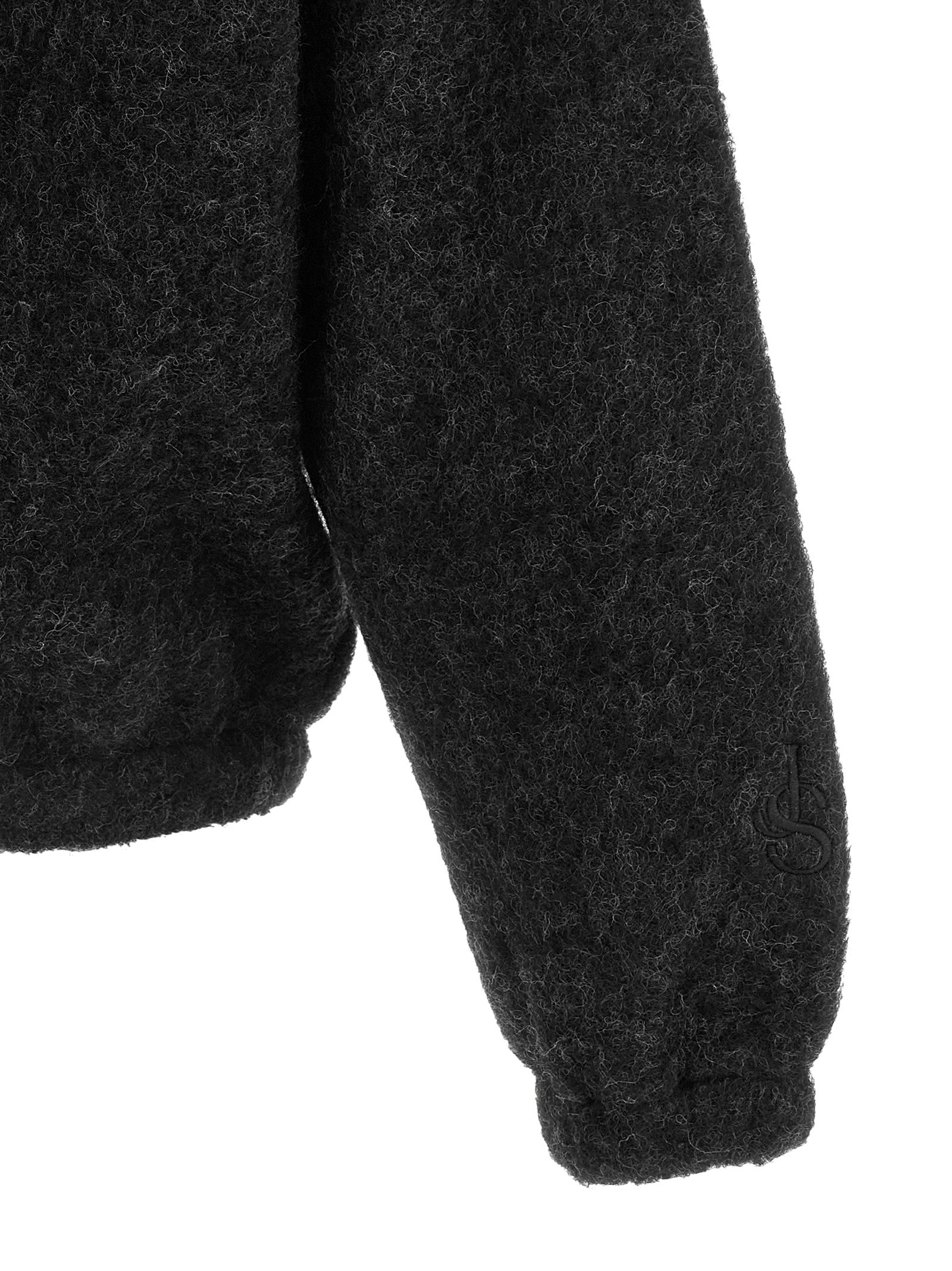 Jil Sander Grauer Wollpullover