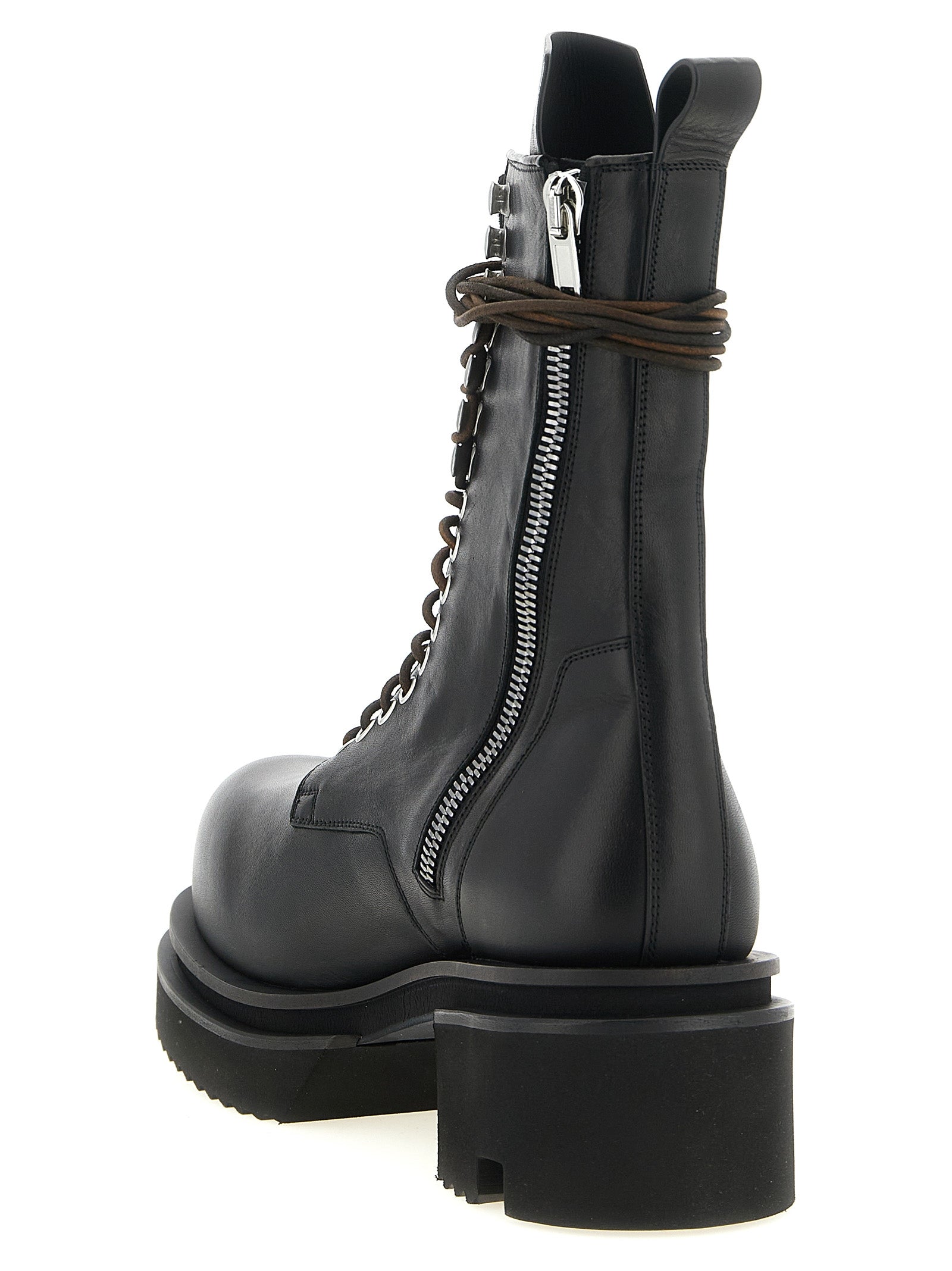 Rick Owens Schwarze Chelsea Boots aus Kalbsleder