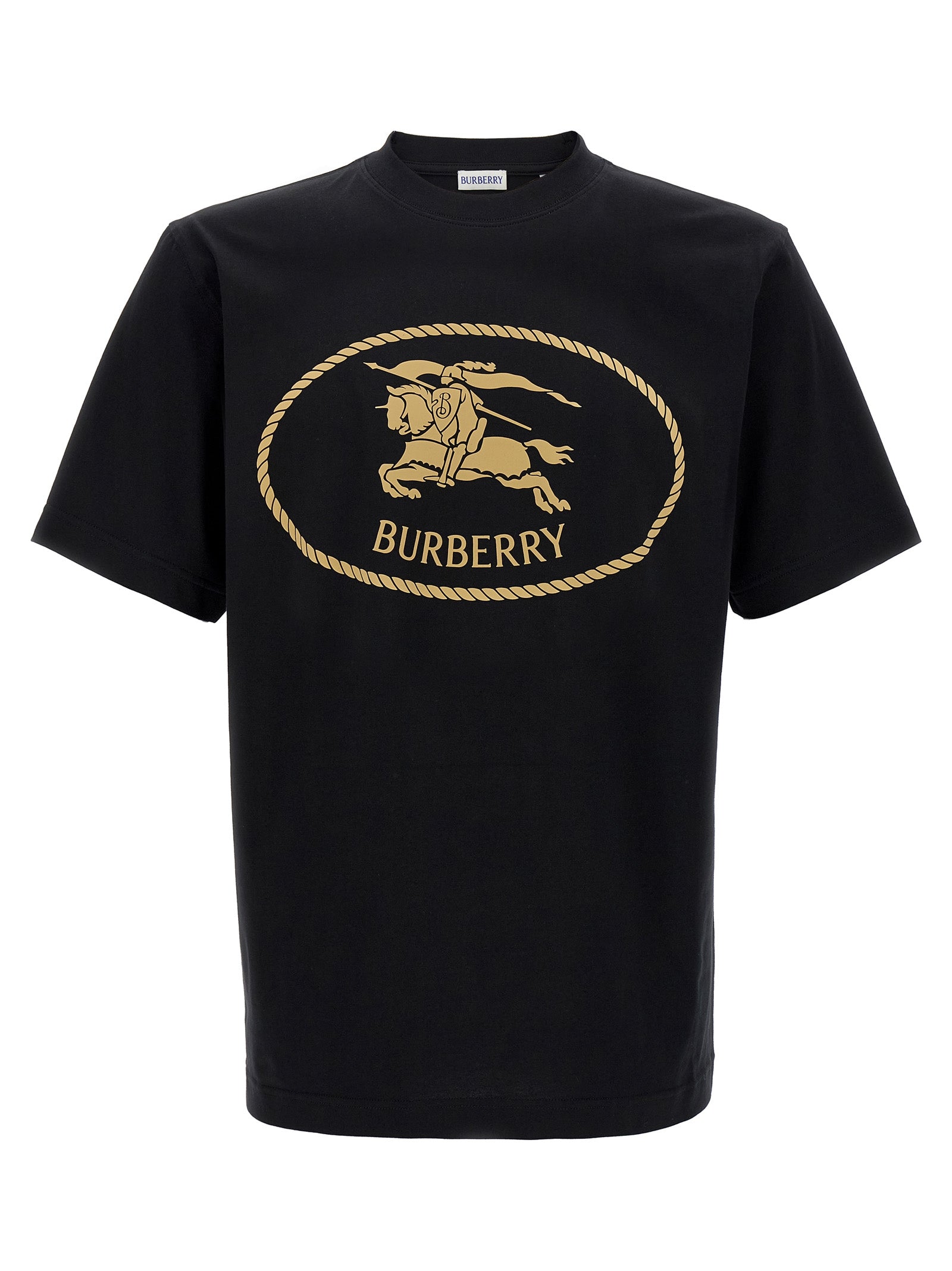 Burberry Schwarzes Baumwoll-T-Shirt