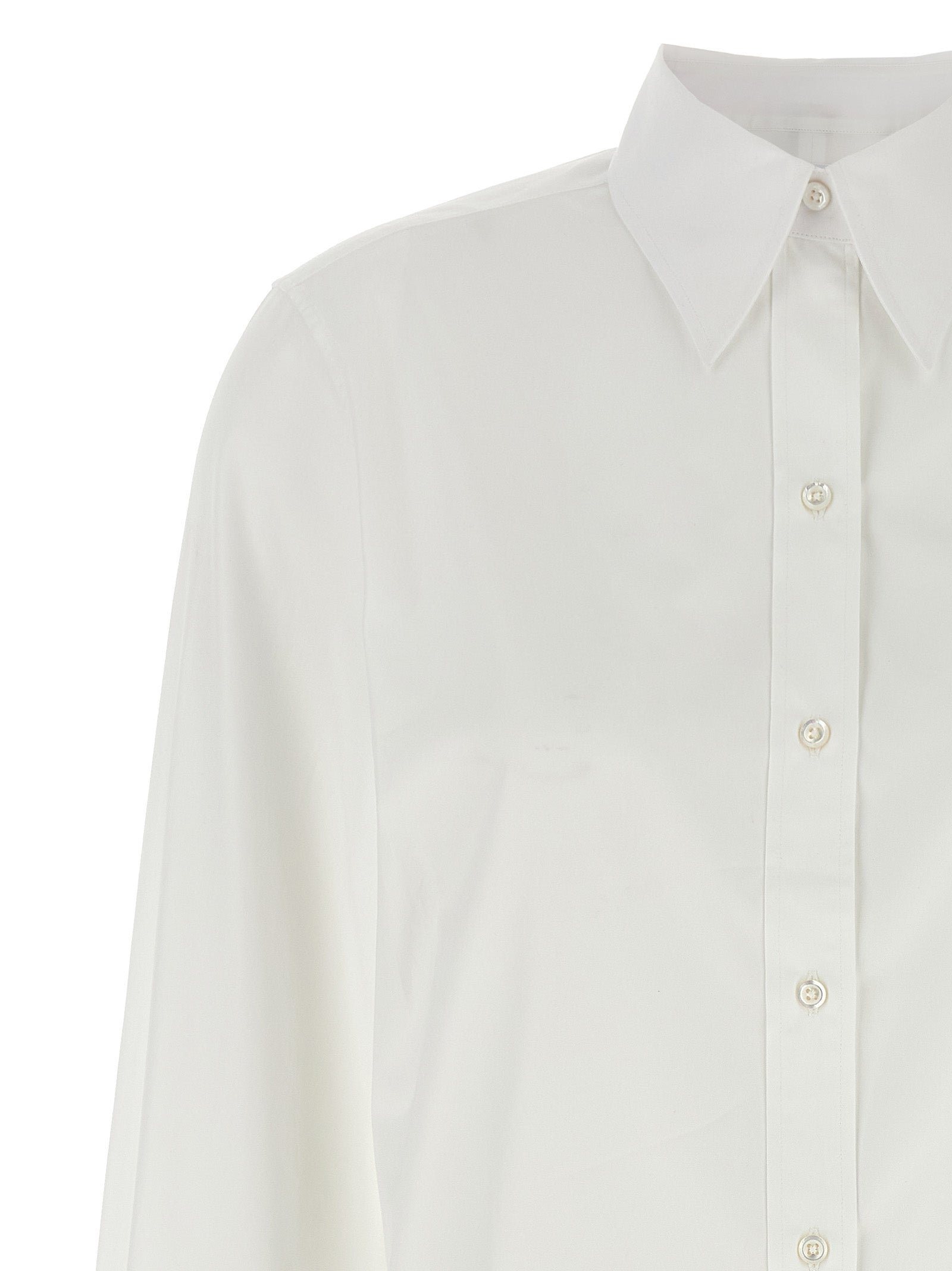Thom Browne Weiße Baumwollbluse