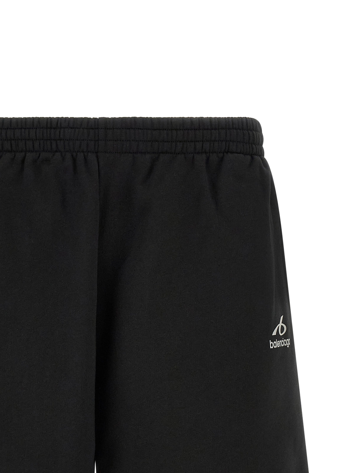 Balenciaga Schwarze Baumwoll-Bermudashorts