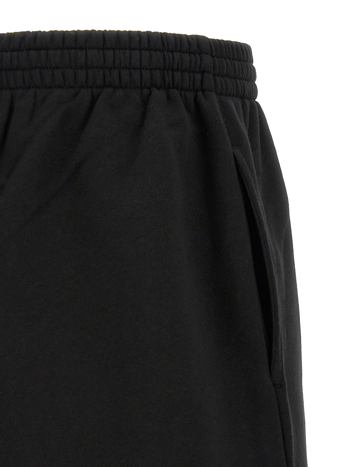 Balenciaga Schwarze Baumwoll-Bermudashorts