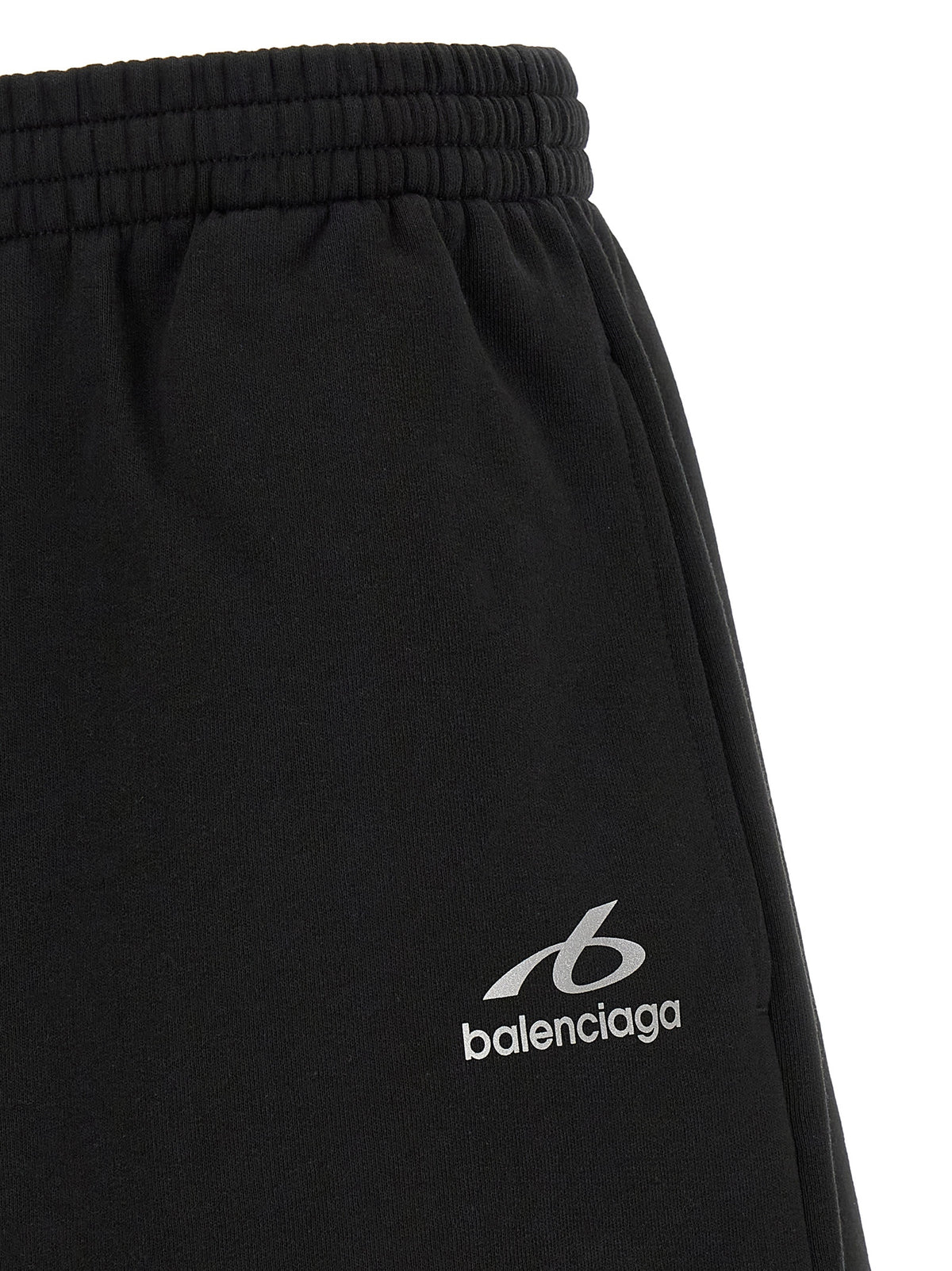 Balenciaga Schwarze Baumwoll-Bermudashorts