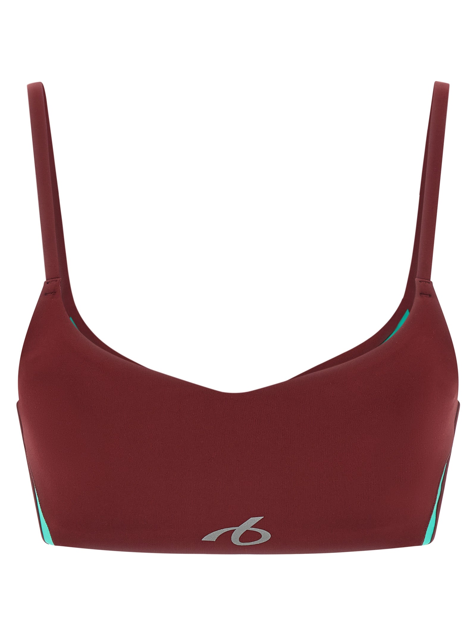 Balenciaga Sport-BH aus Bordeaux-Polyamid