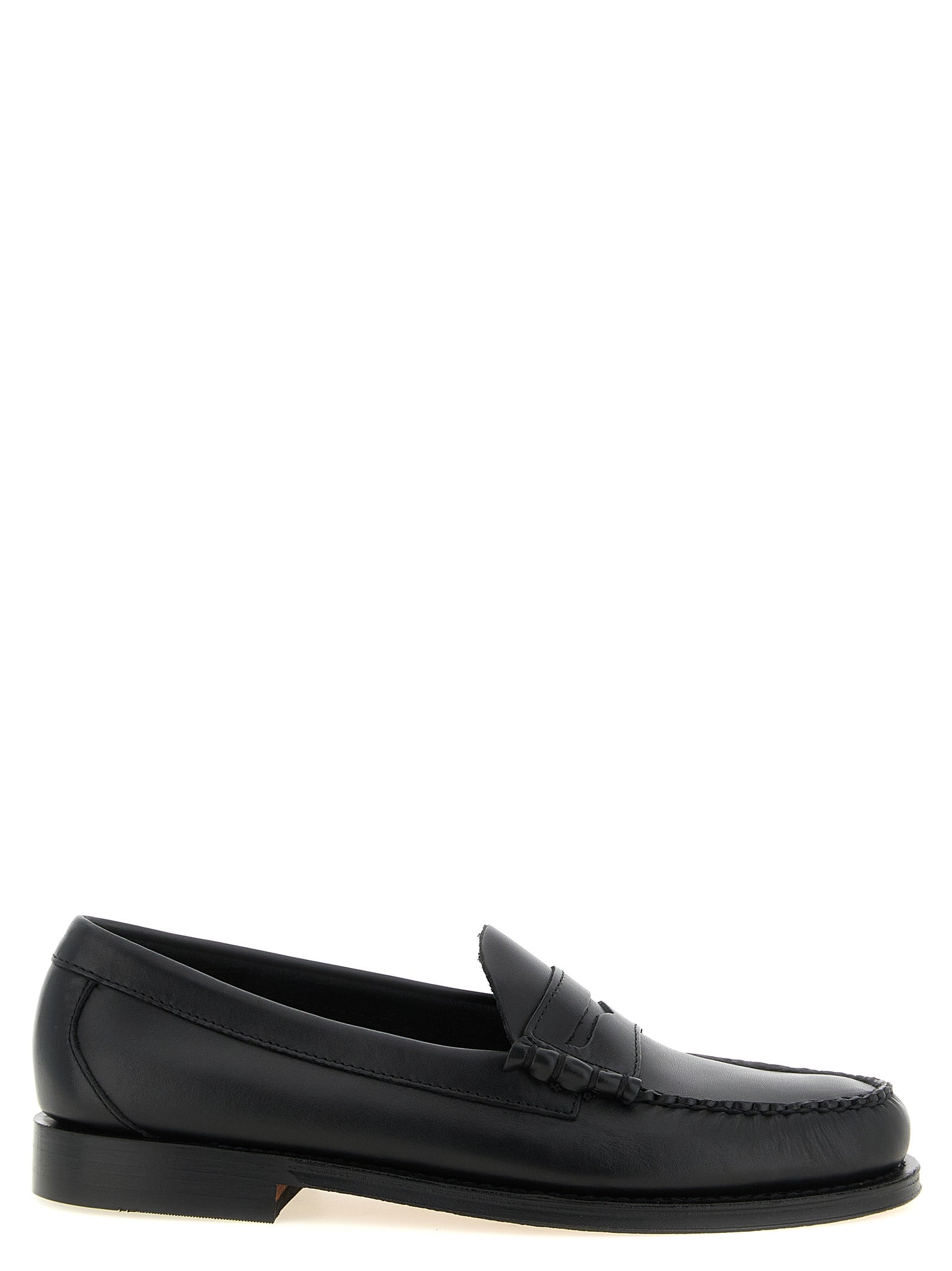 G.H. BASS Schwarze Loafer aus Rindsleder zum Hineinschlüpfen