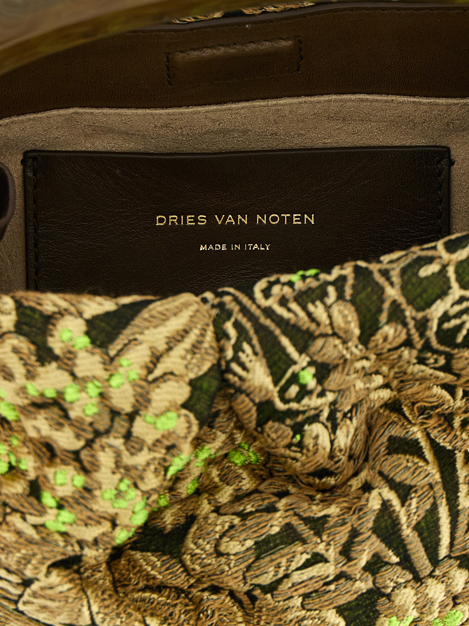 Dries Van Noten Multicolor Polyester Handtasche