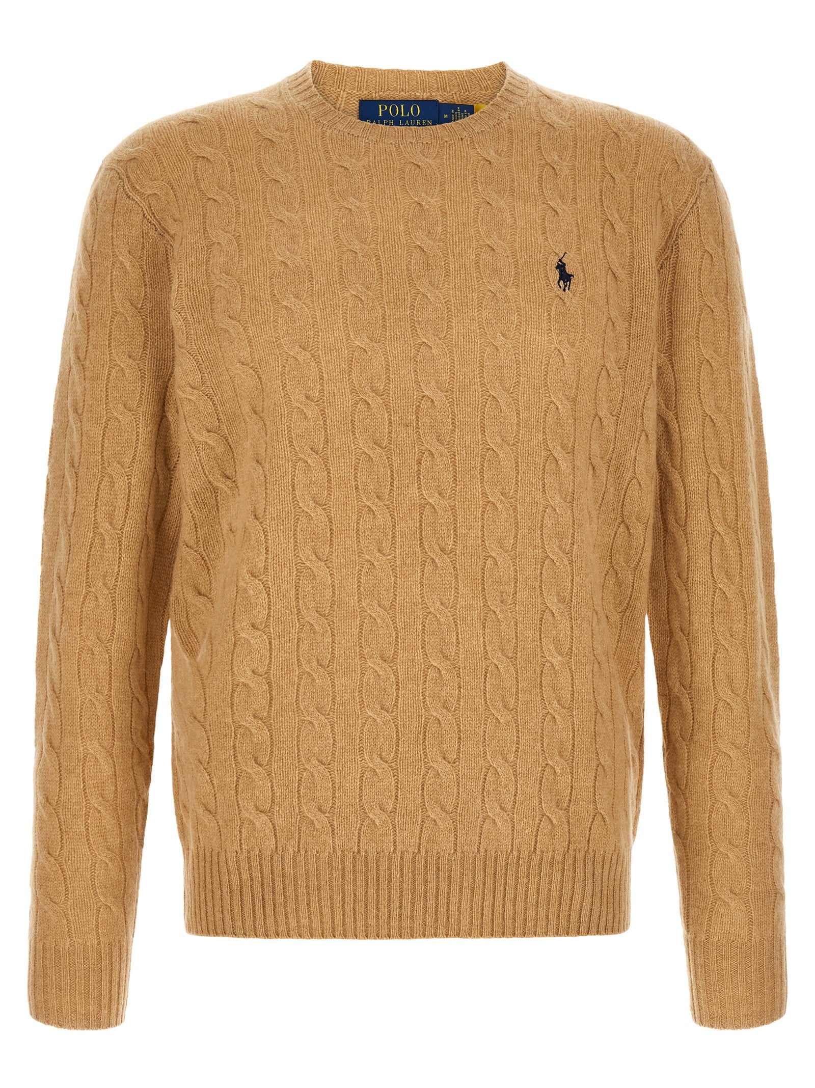 Polo Ralph Lauren Beige Wollstrickjacke