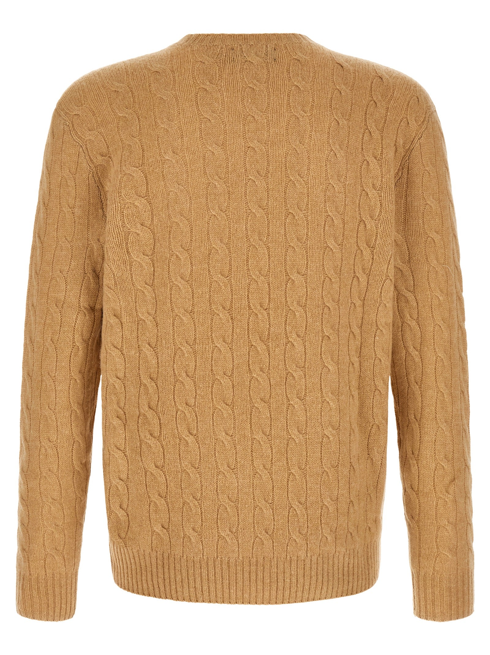 Polo Ralph Lauren Beige Wollstrickjacke