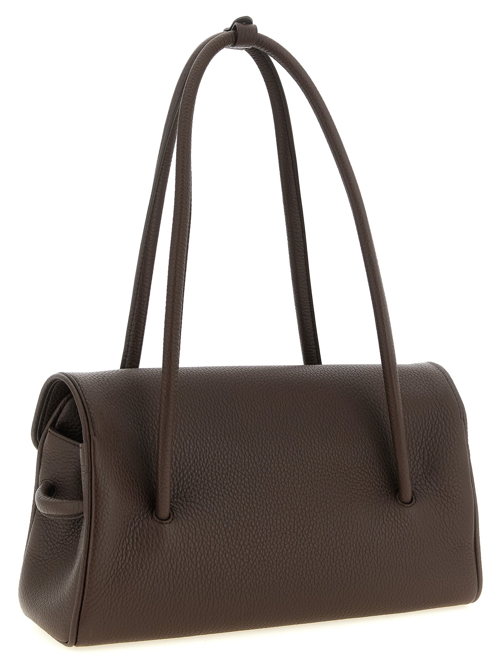 Jacquemus Braunes Kalbsleder Damen Crossbody Tasche