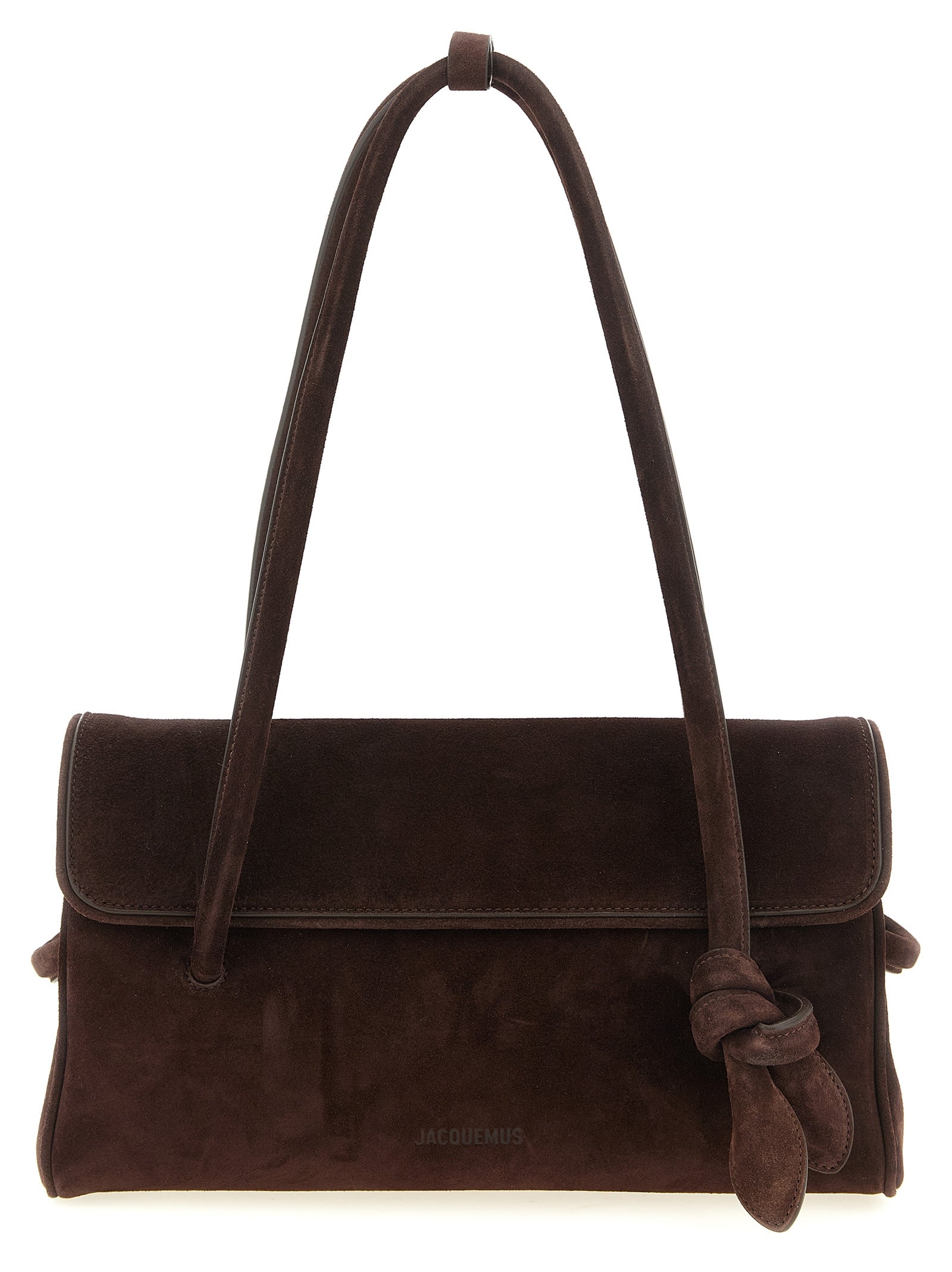 Jacquemus Braunes Kalbsleder Damen Crossbody Tasche
