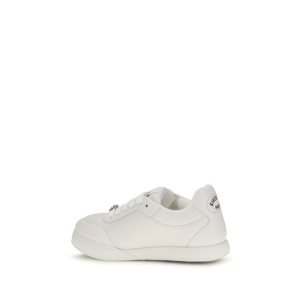 Givenchy Weiße Bos Taurus Kalbsleder Athletic Sneaker