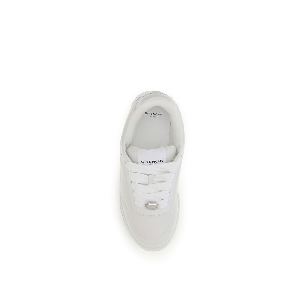 Givenchy Weiße Bos Taurus Kalbsleder Athletic Sneaker