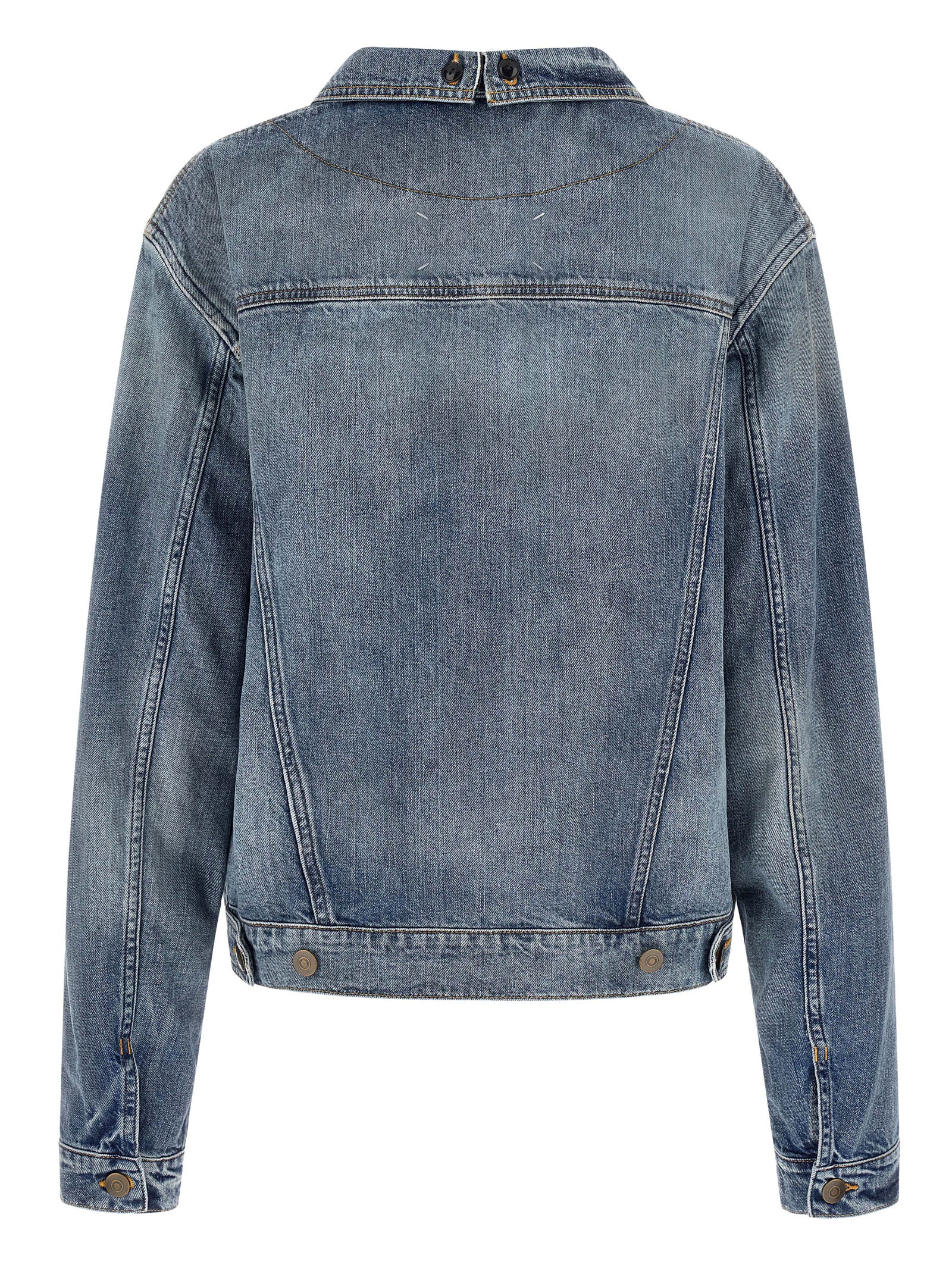 Maison Margiela Blaue Jeansjacke aus Baumwolle