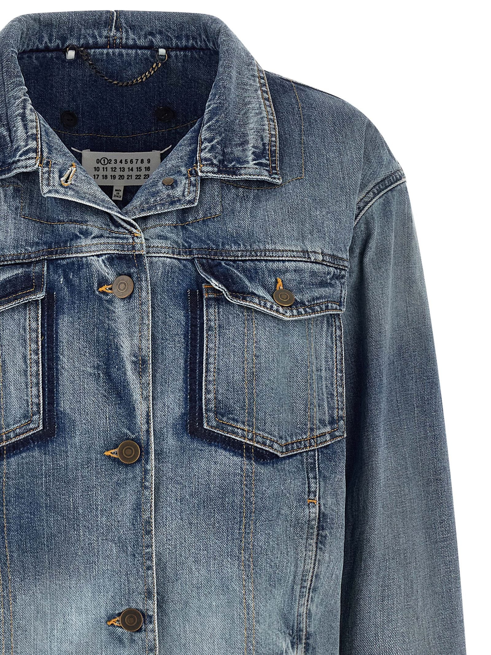 Maison Margiela Blaue Jeansjacke aus Baumwolle