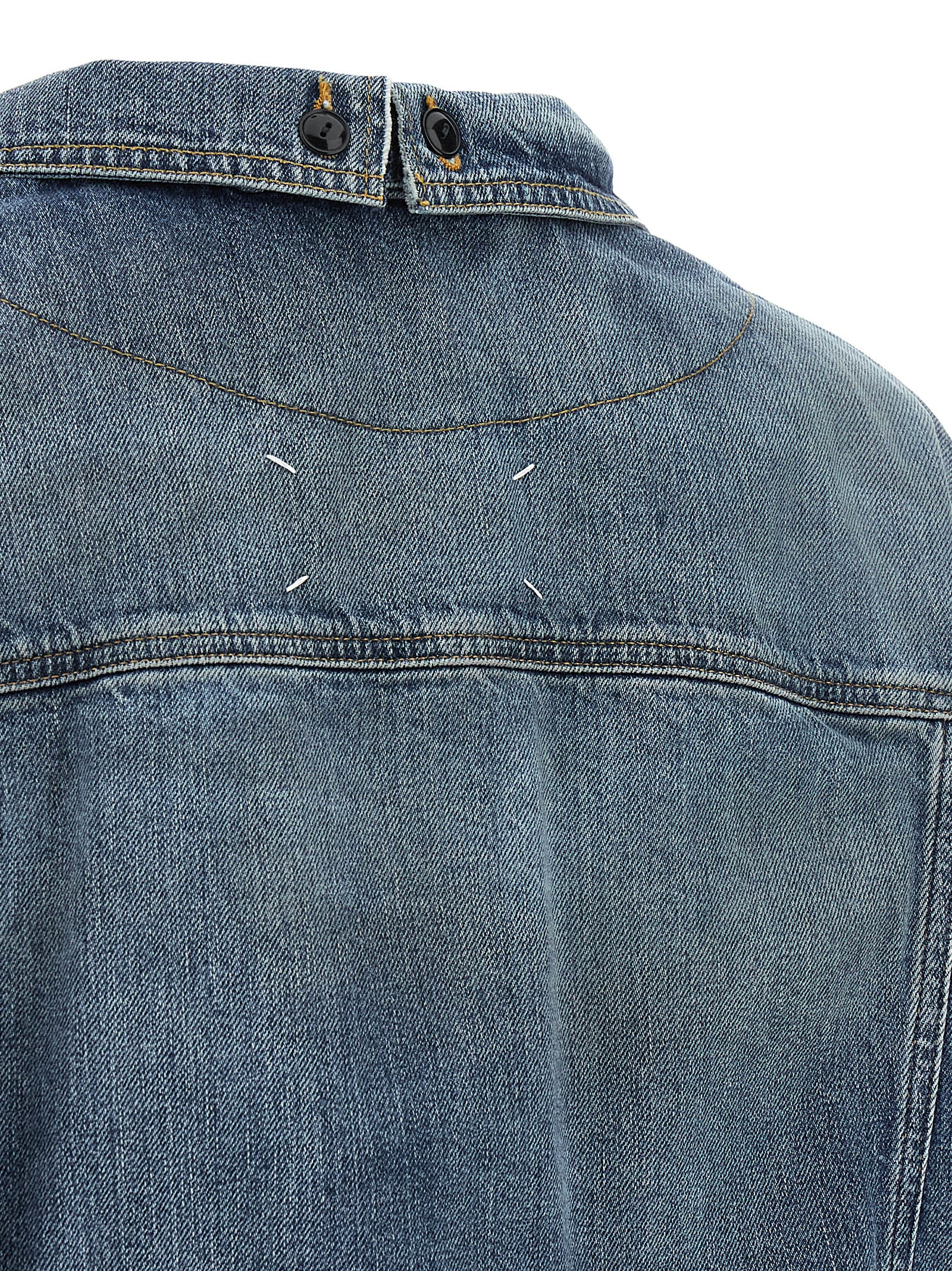 Maison Margiela Blaue Jeansjacke aus Baumwolle