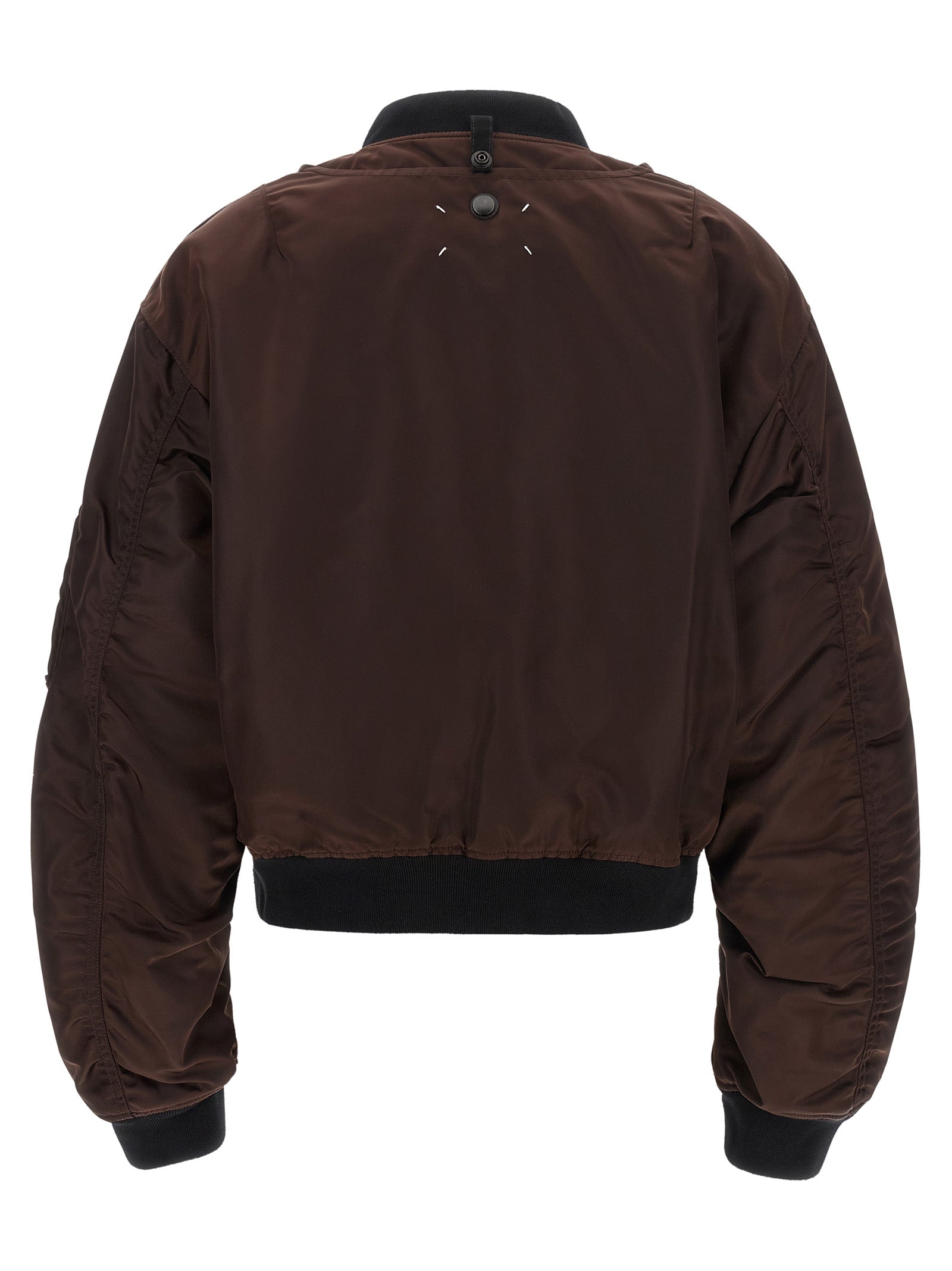 Maison Margiela Brauner Bomber aus Polyamid
