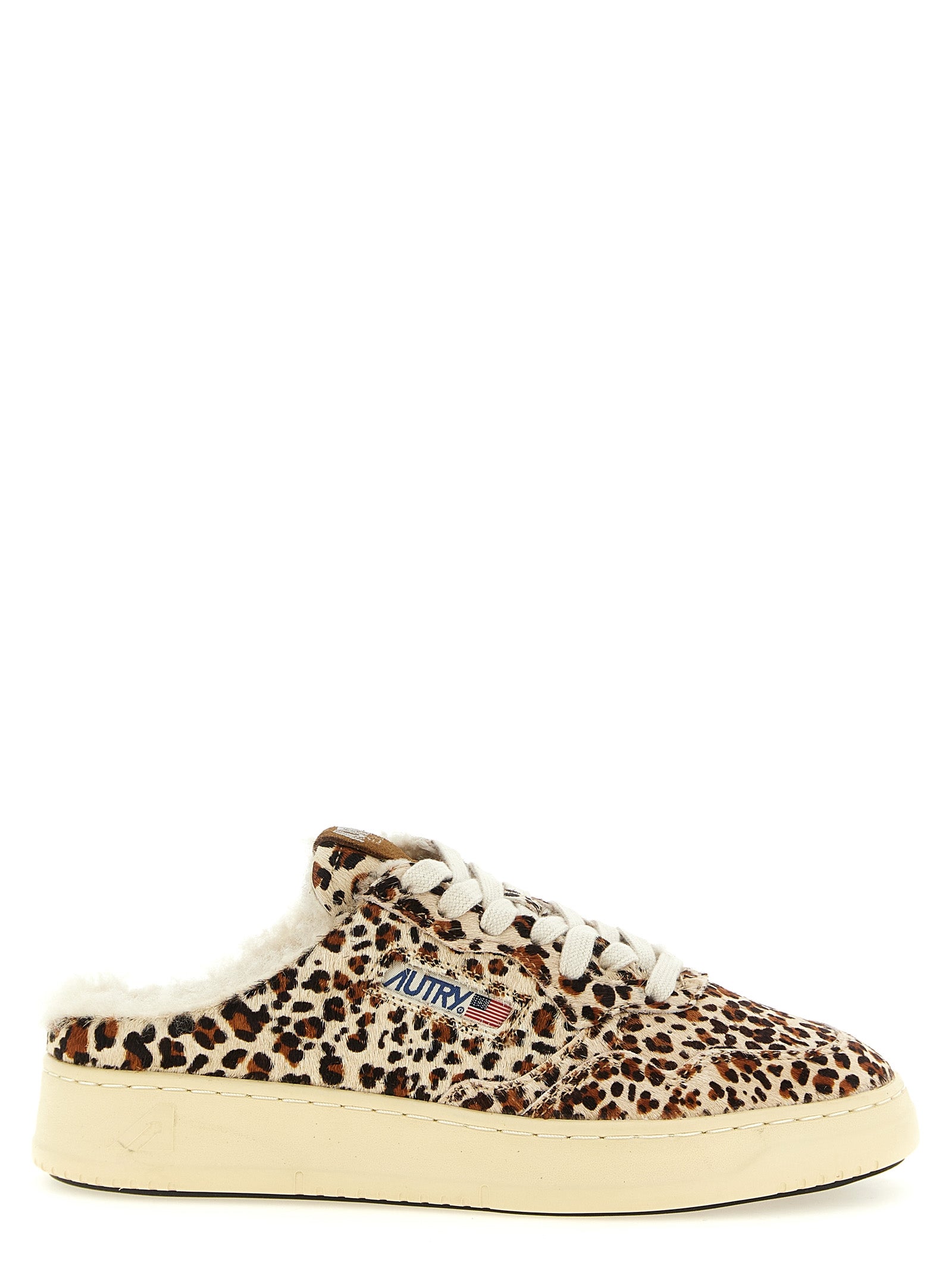 Autry Sneakers aus braunem Rindsleder, Low-Top