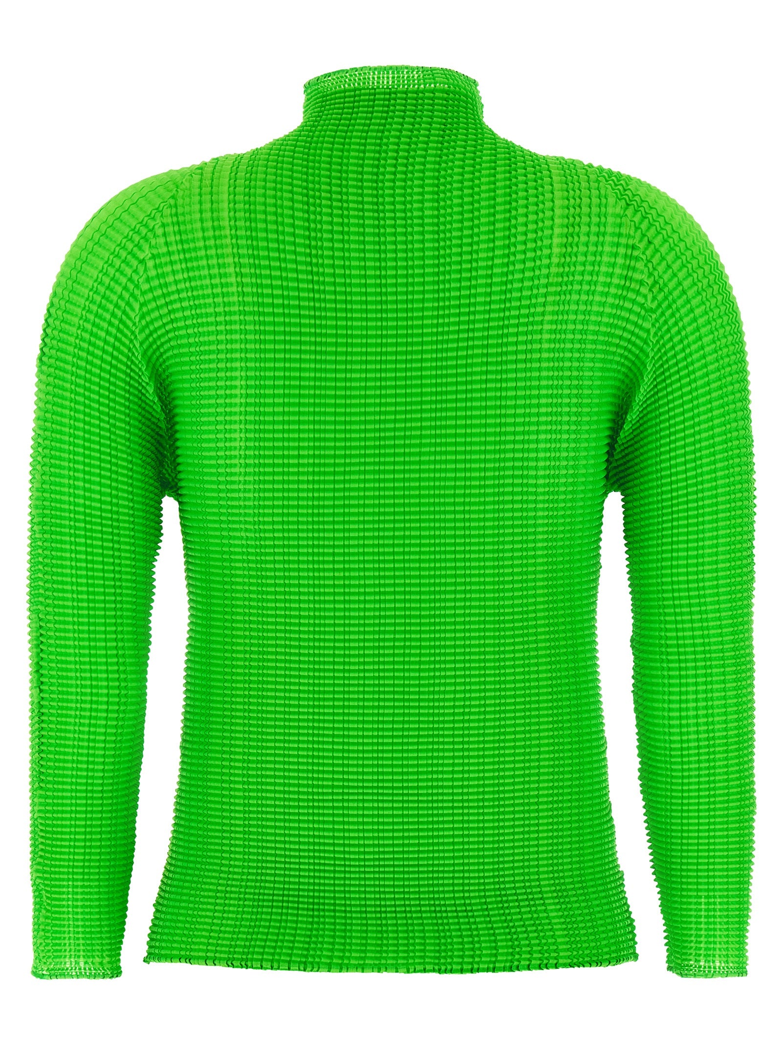 Issey Miyake Grüne Polyester-Bluse