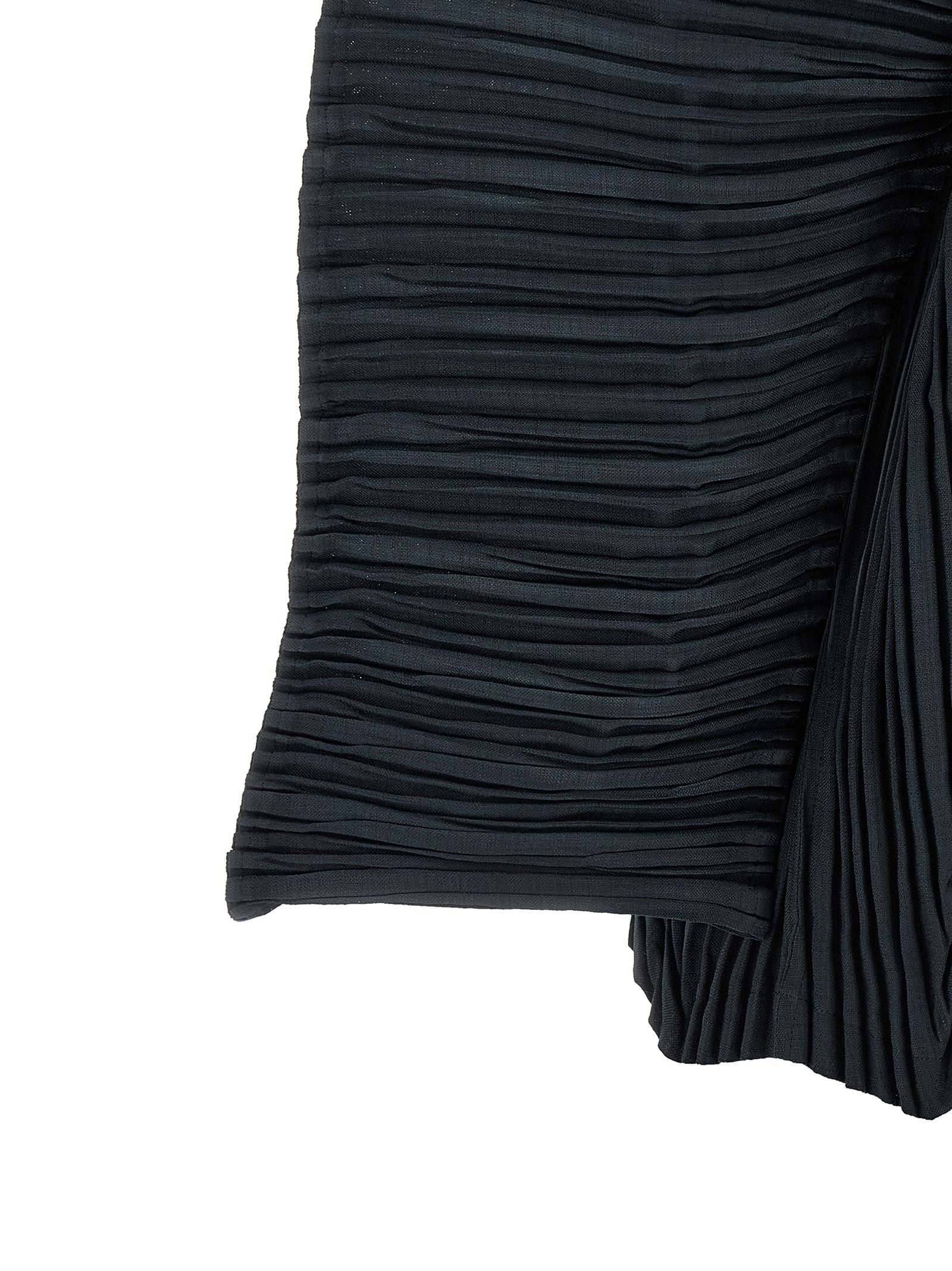 Issey Miyake Schwarzer Cardigan aus Polyester