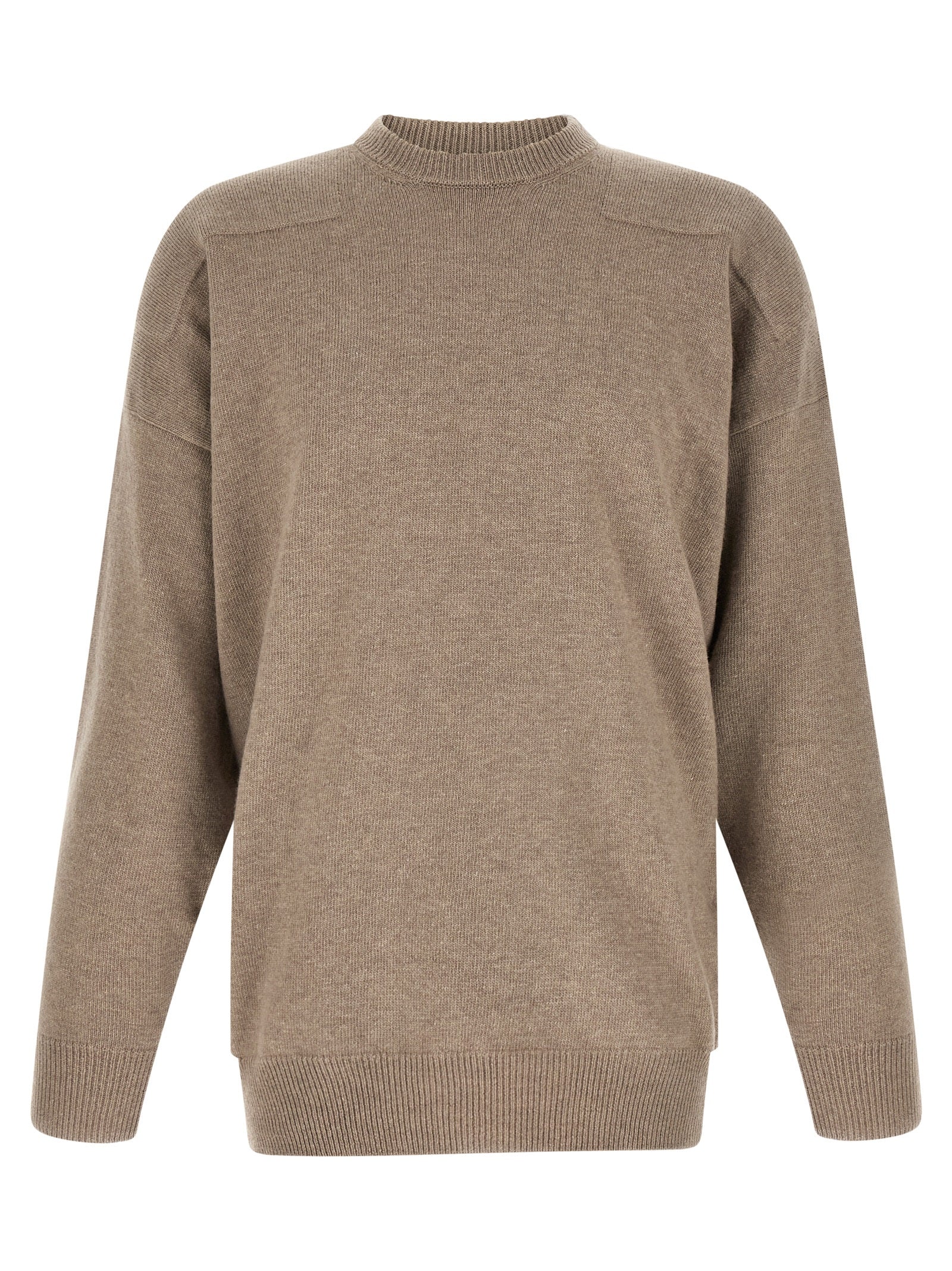 Jil Sander Beige Wollstrickjacke