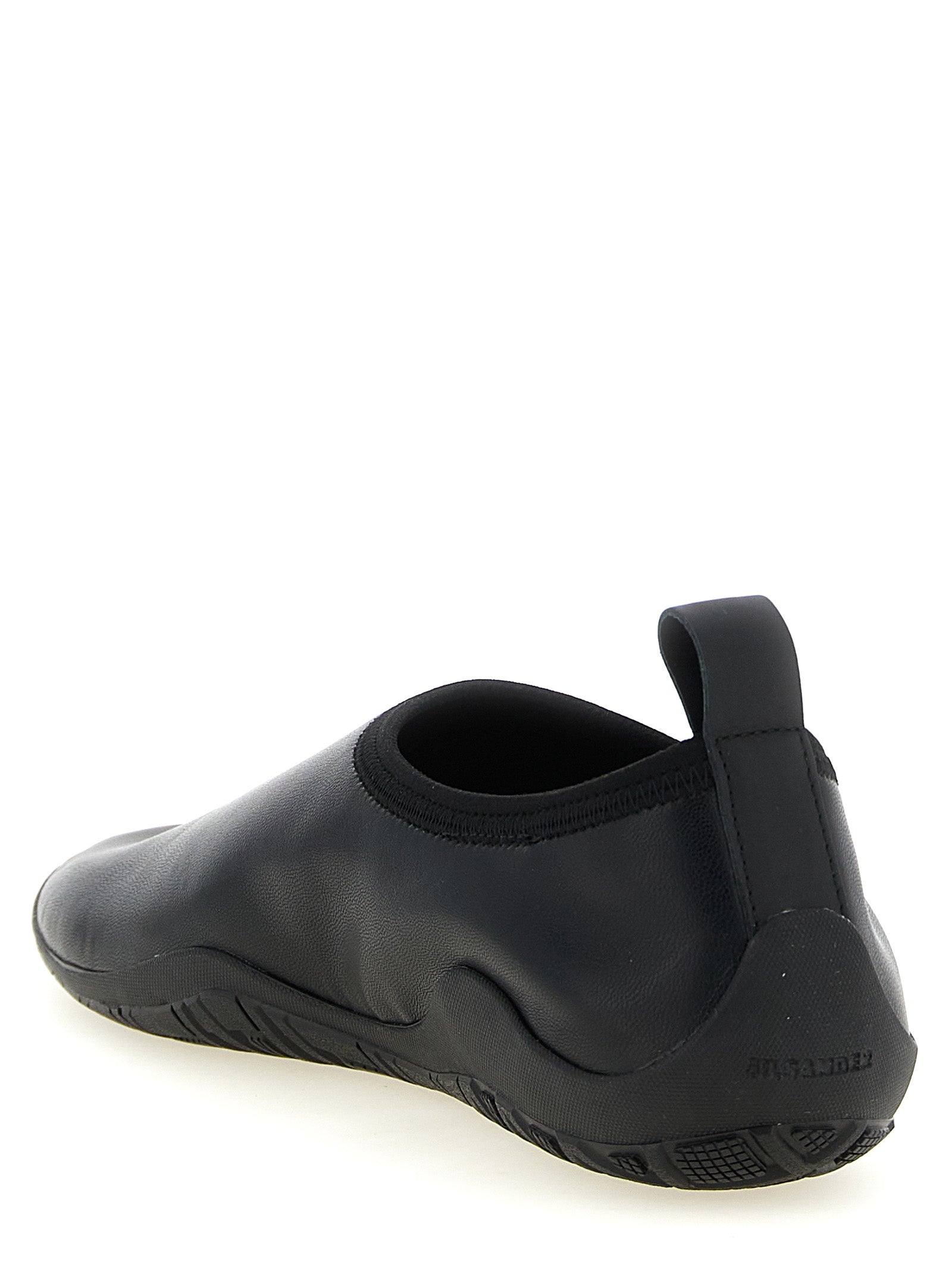 Jil Sander Schwarze Flats aus Polyethylen