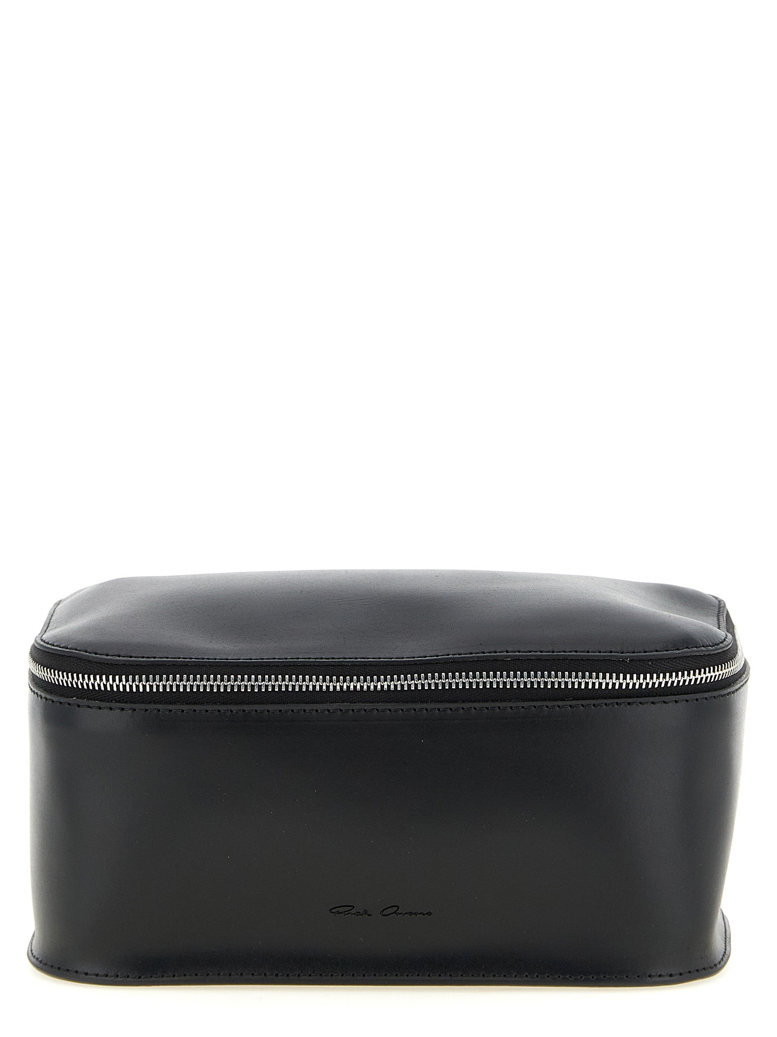 Rick Owens Schwarzer Airpod-Halter aus Kalbsleder