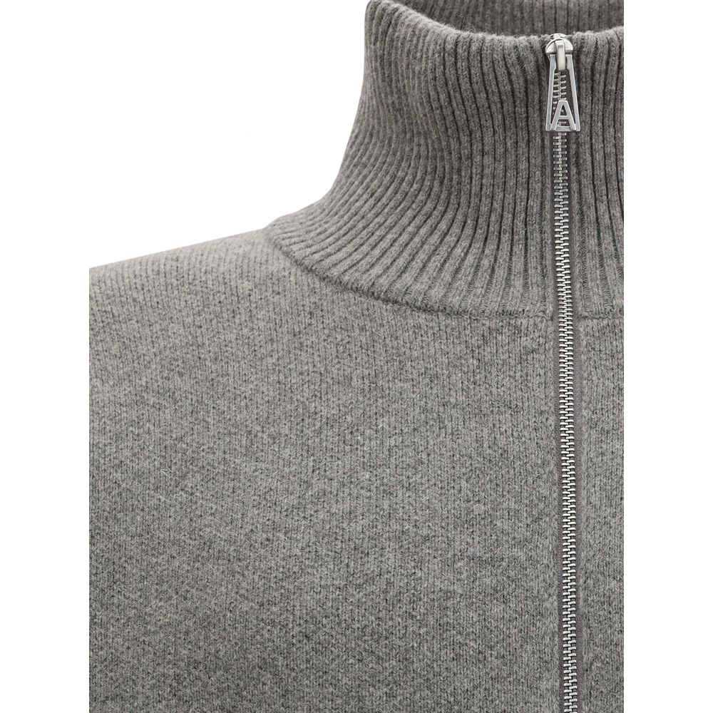 Axel Arigato Grauer Oves Aries Wollpullover