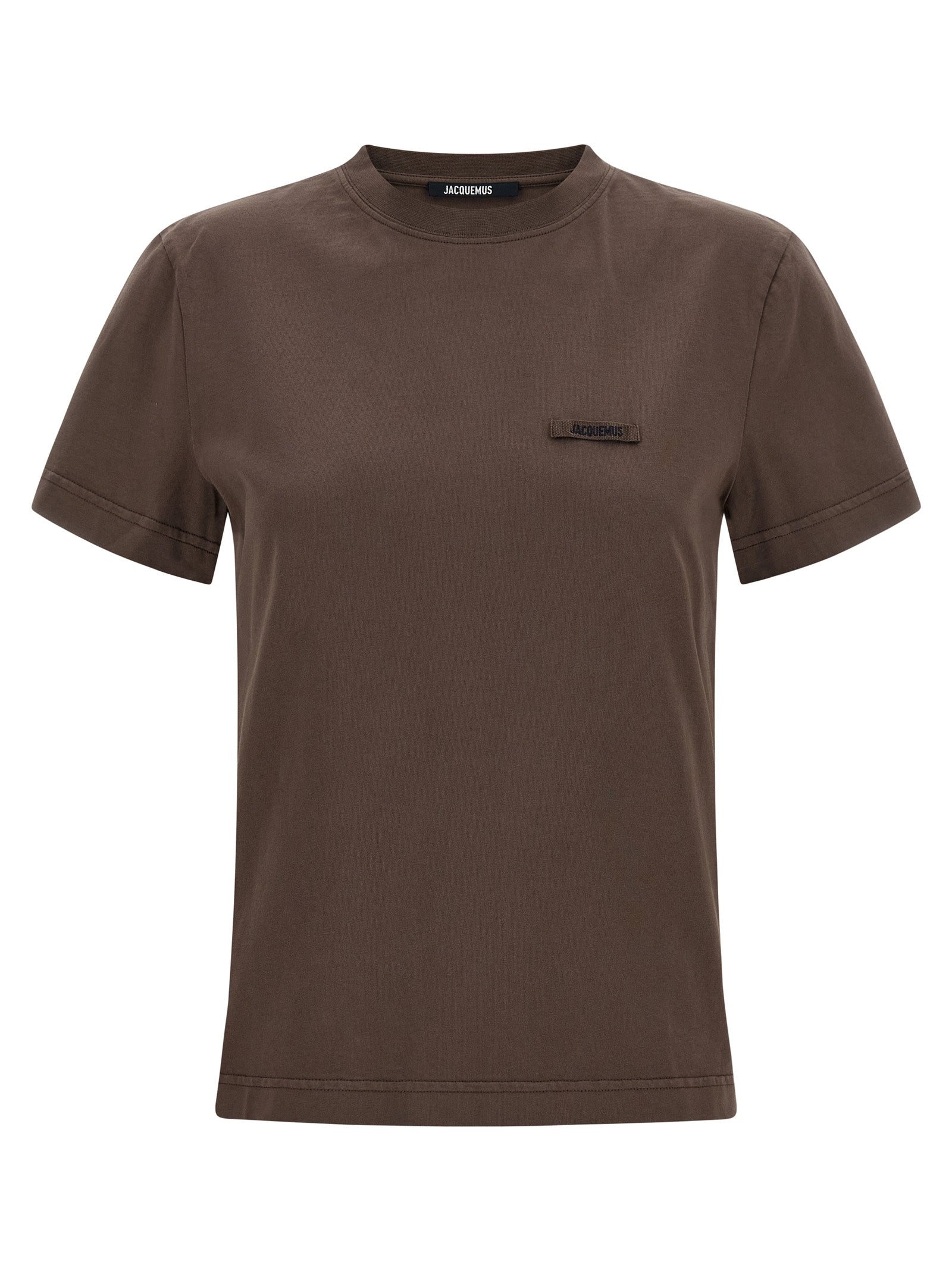 Jacquemus Braunes Baumwoll-T-Shirt