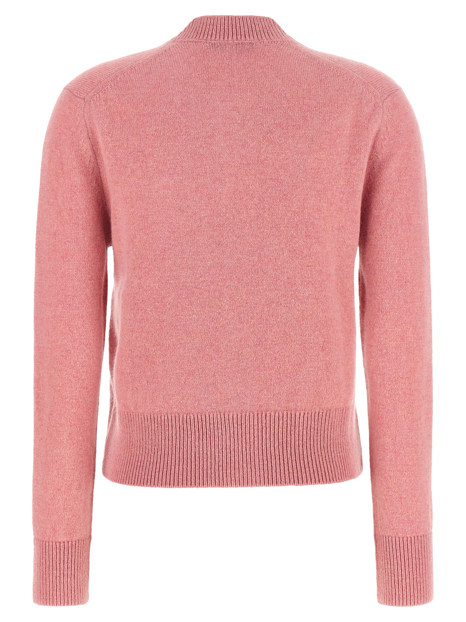 Maison Kitsuné Mehrfarbige Wollstrickjacke