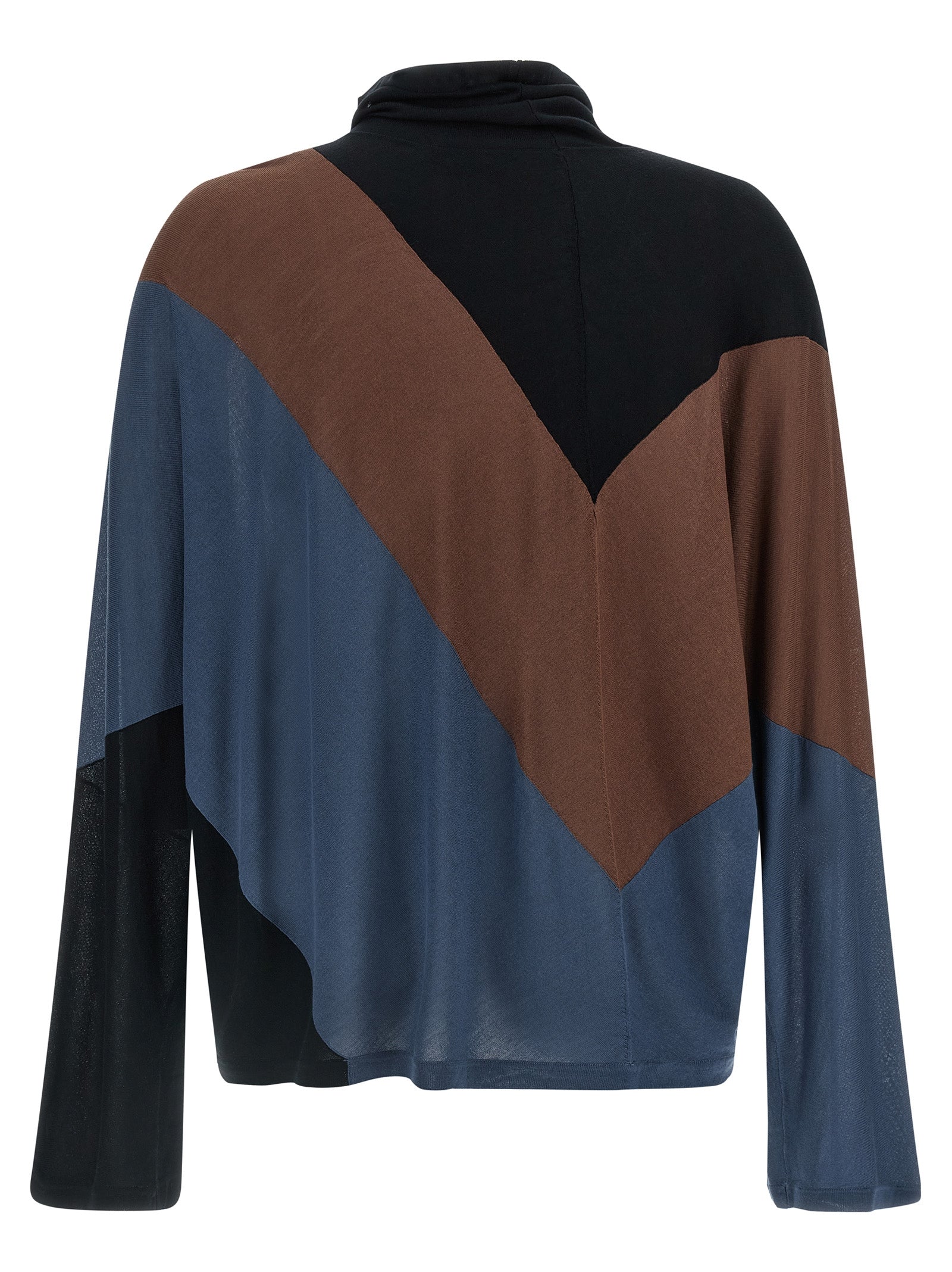 Kiko Kostadinov Mehrfarbige Lyocell-Strickjacke