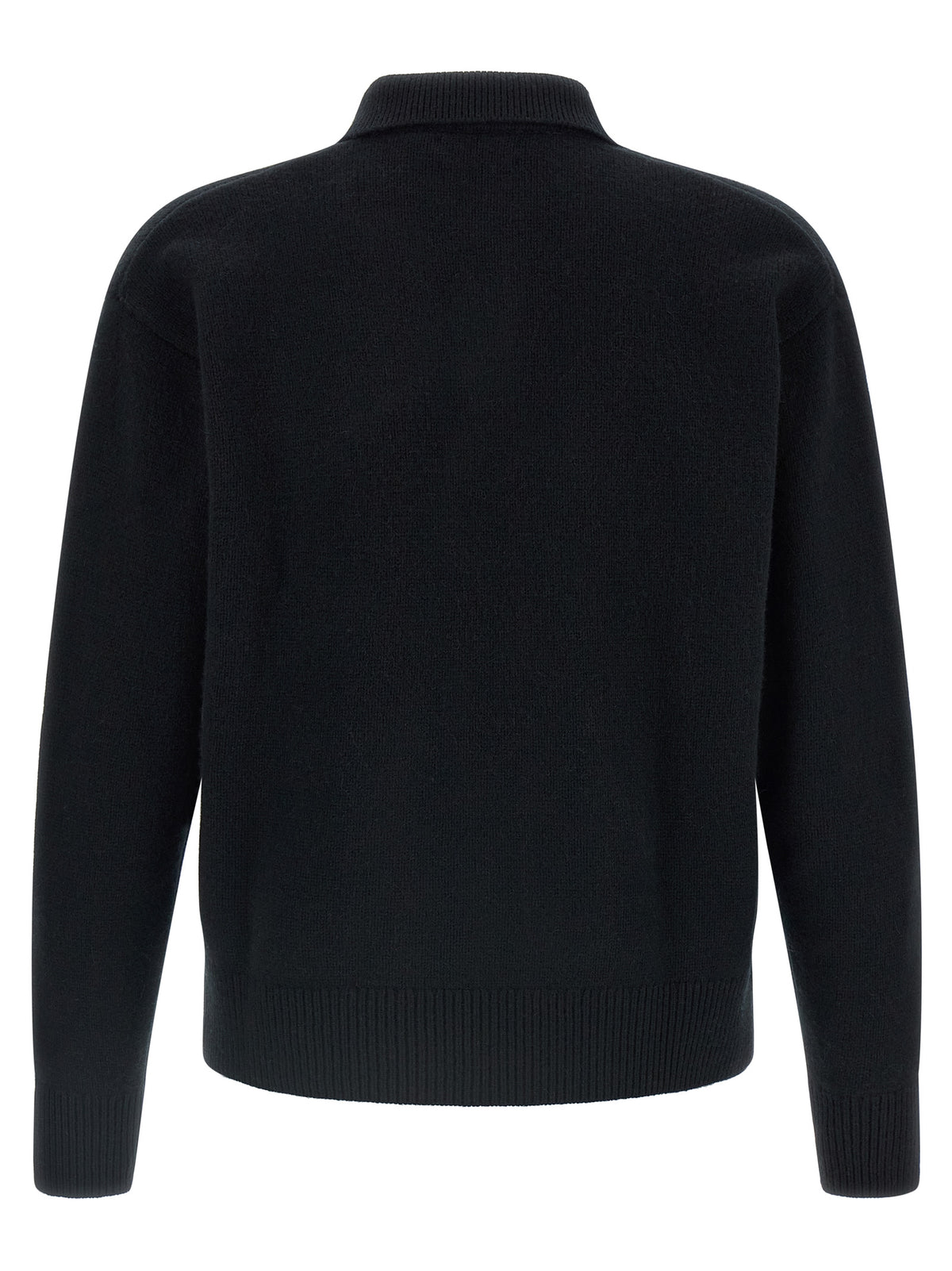 Polo Ralph Lauren Schwarzes Woll-Poloshirt