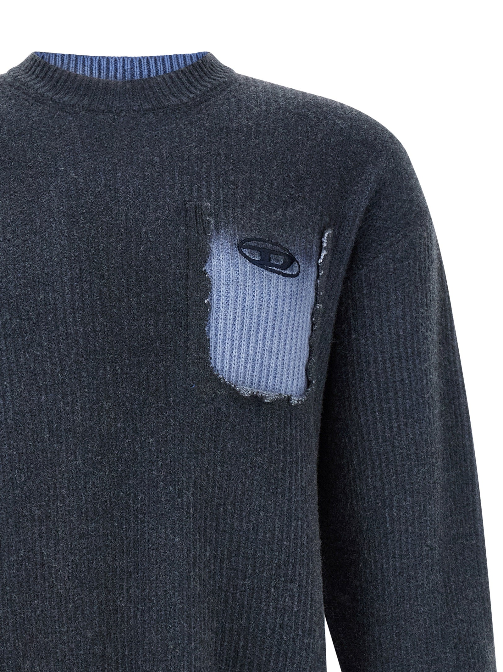 Diesel Blauer Wollcardigan