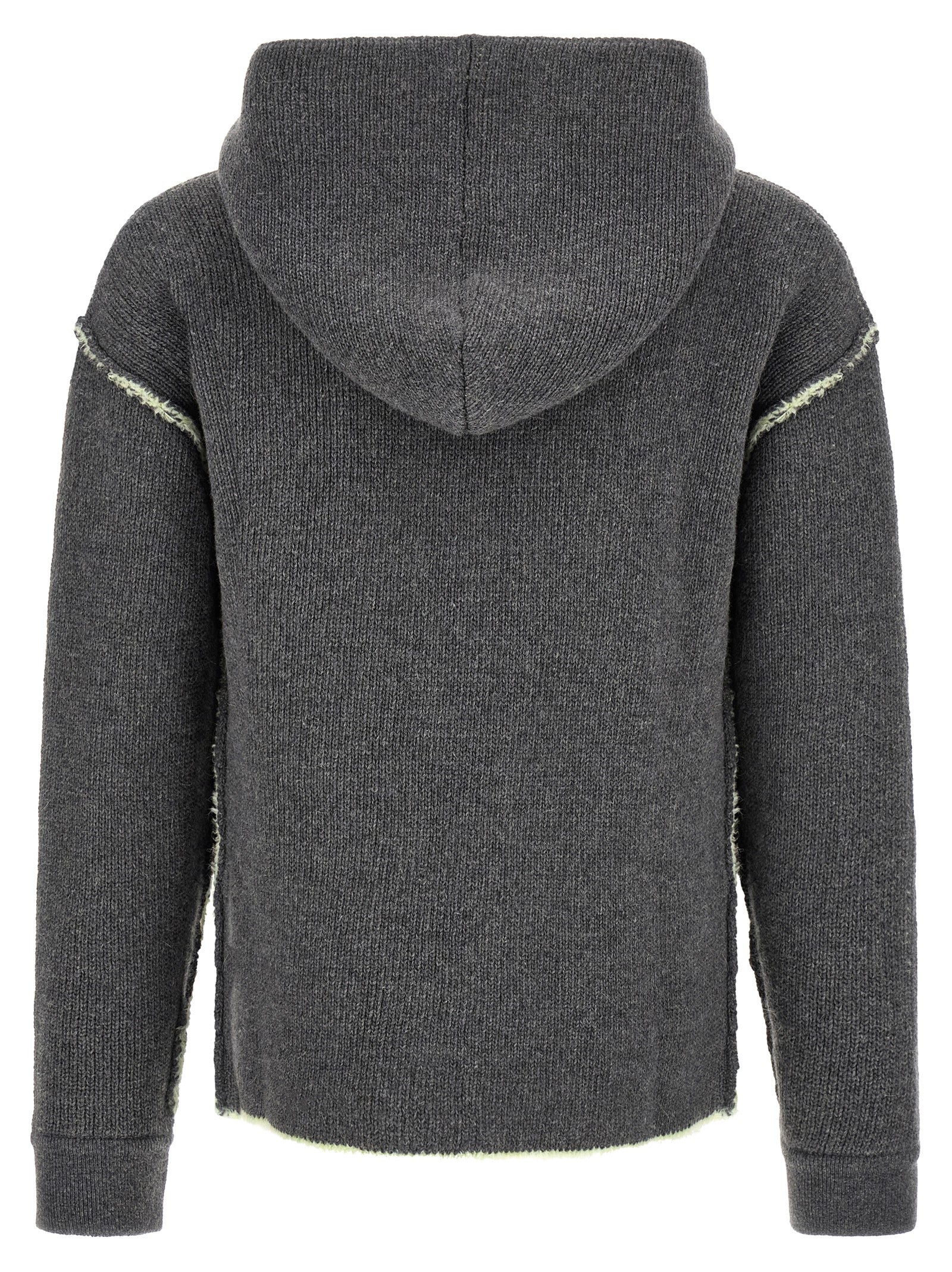 Diesel Grauer Wollpullover