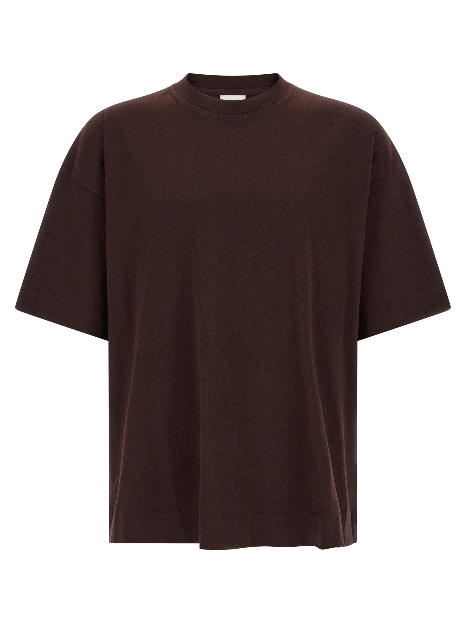 Dries Van Noten Bordeaux Baumwoll-T-Shirt