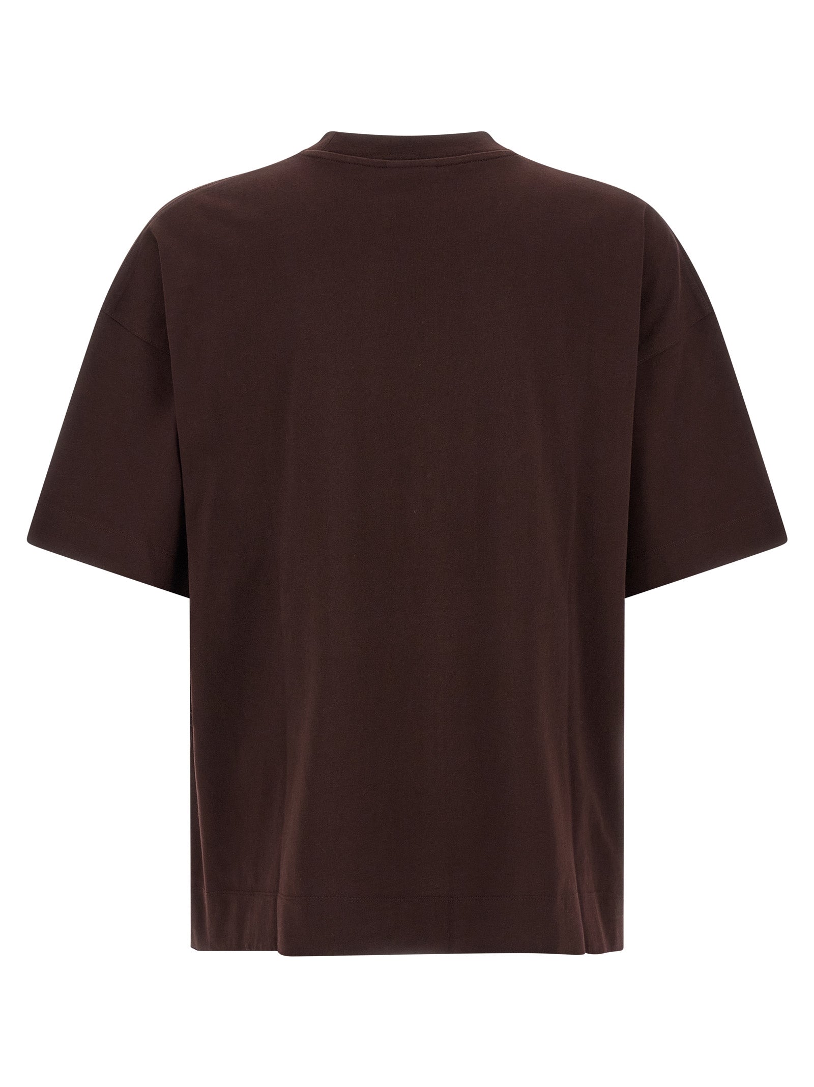 Dries Van Noten Bordeaux Baumwoll-T-Shirt