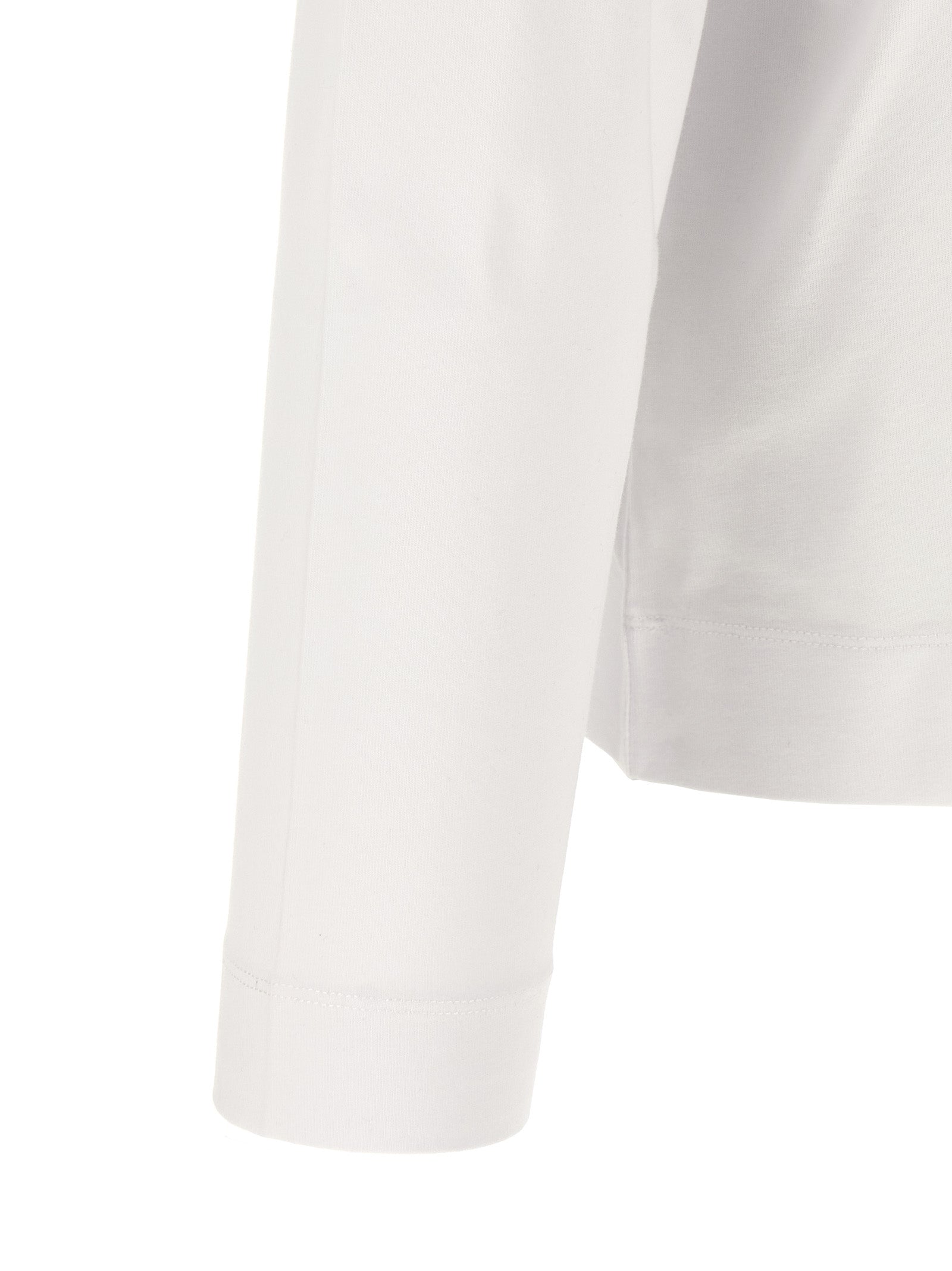 Dries Van Noten Weißes Baumwoll-T-Shirt