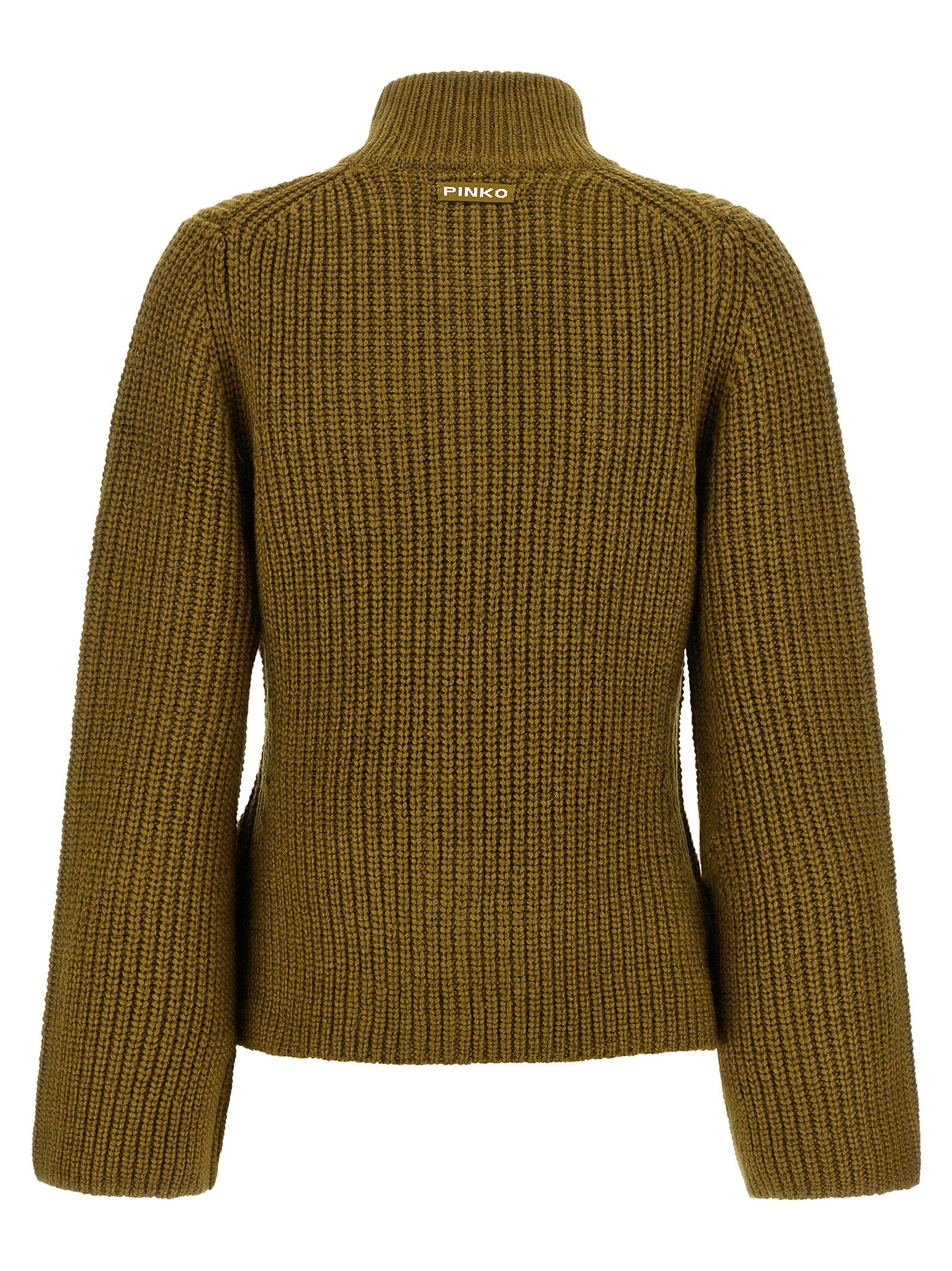 PINKO Zweifarbige Polyester-Strickjacke