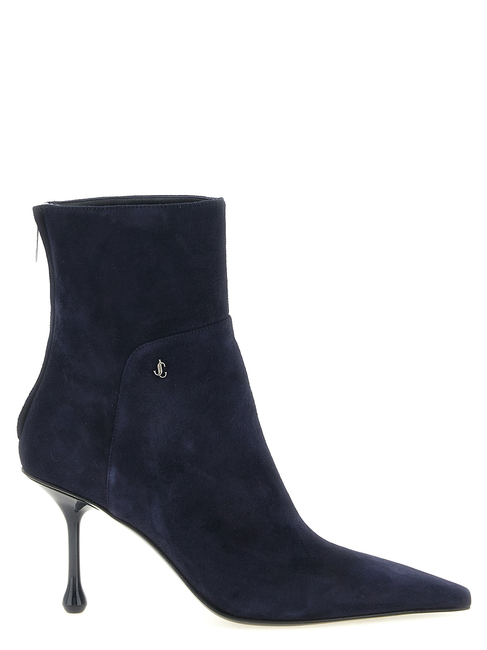 Jimmy Choo Blaue Ankle Boots aus Leder