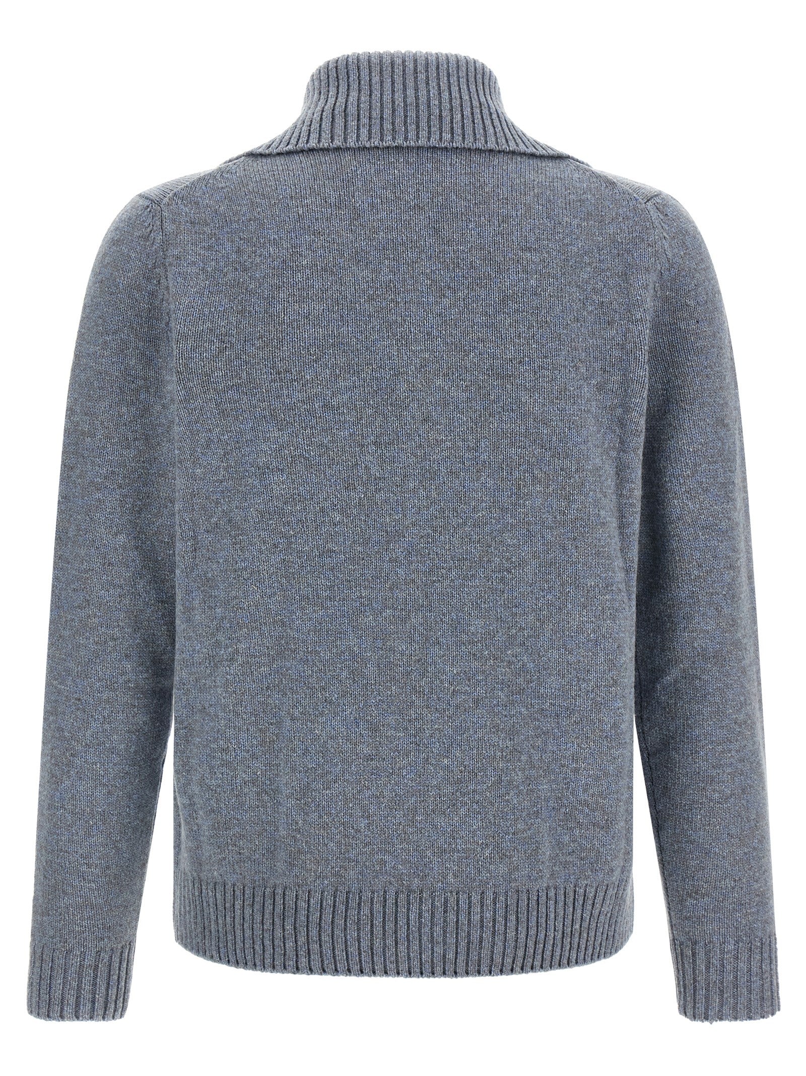 ZANONE Blauer Cardigan aus Schurwolle