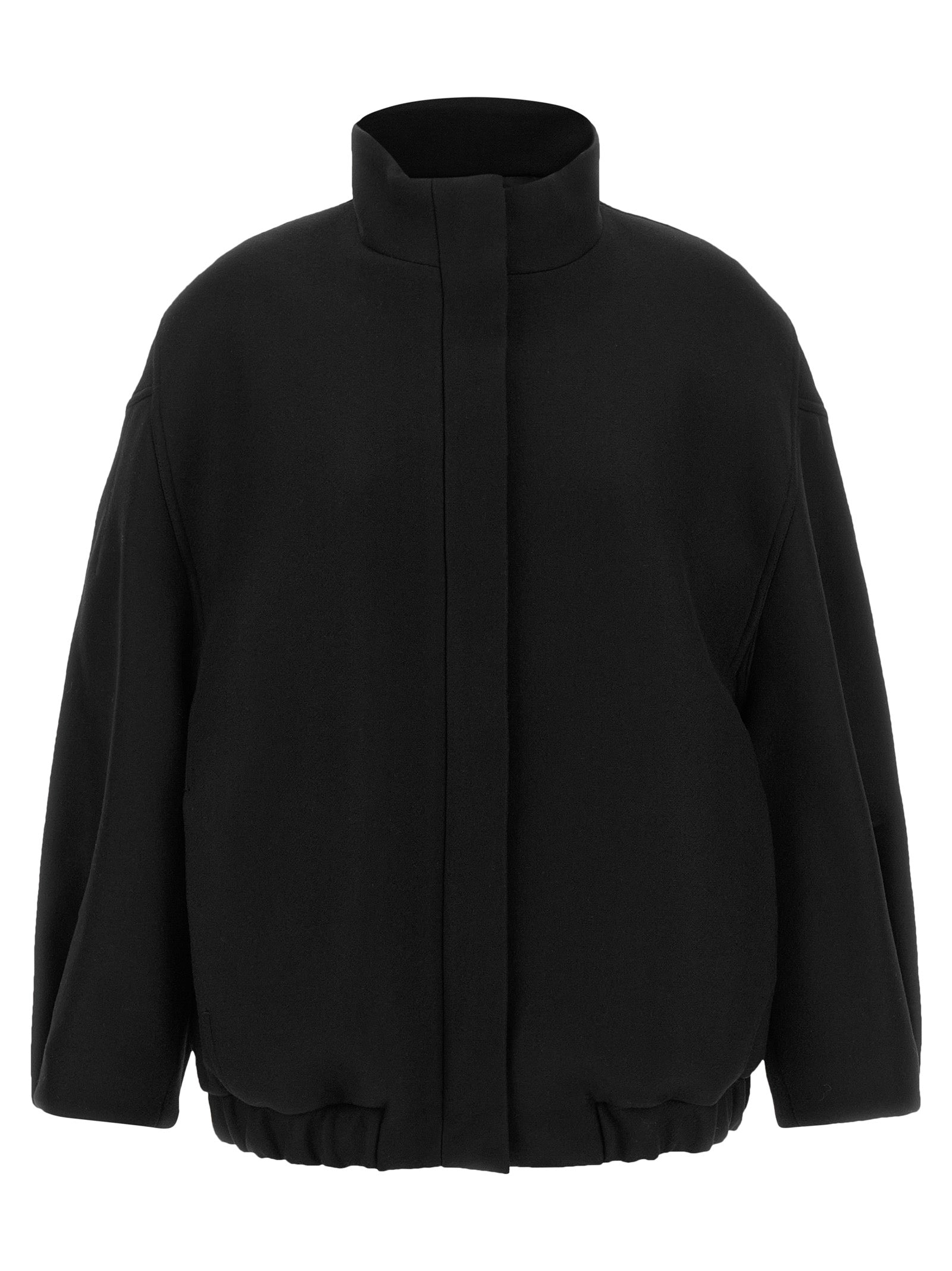 Dries Van Noten Schwarzer Woll-Bomber