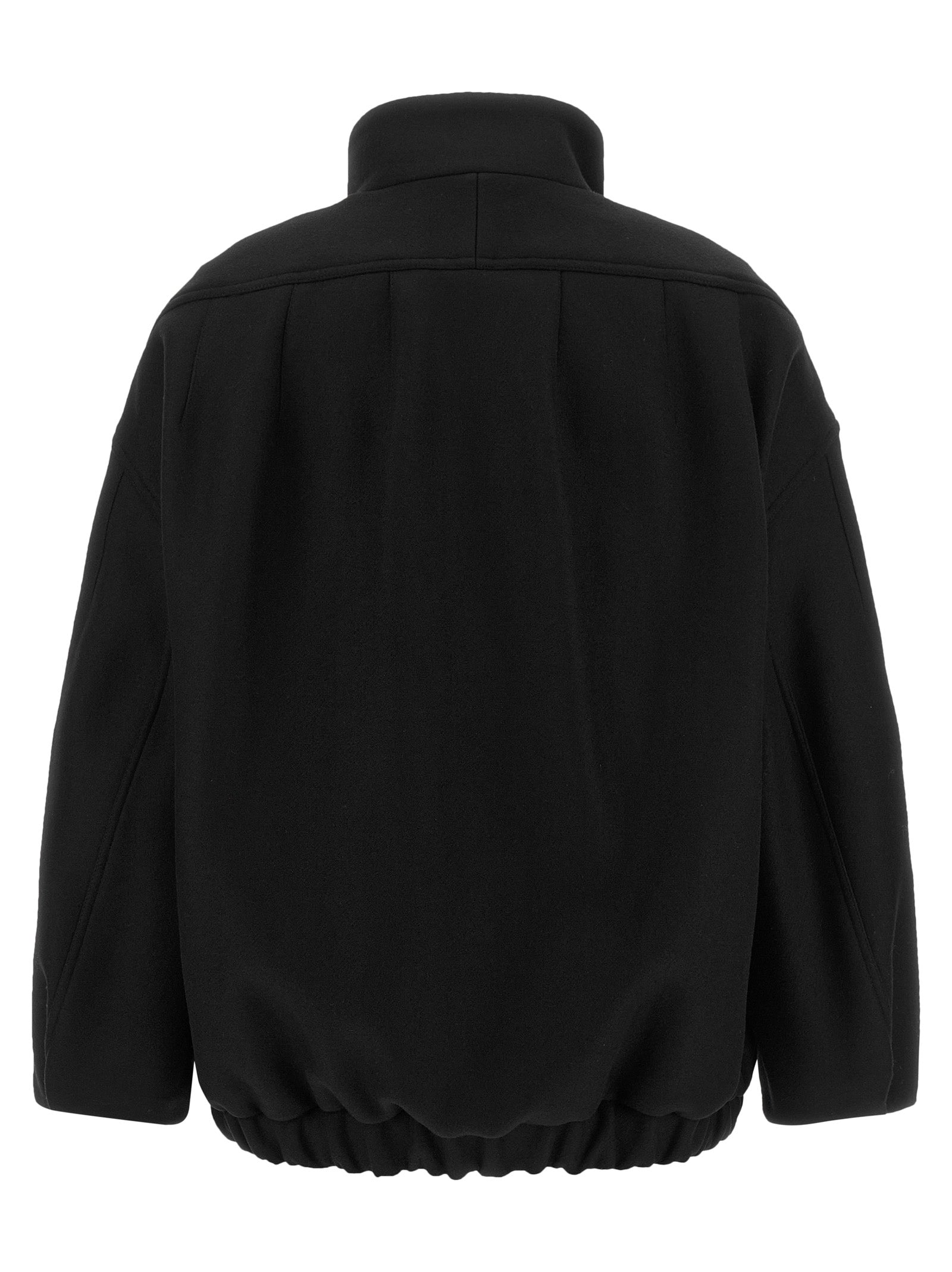Dries Van Noten Schwarzer Woll-Bomber