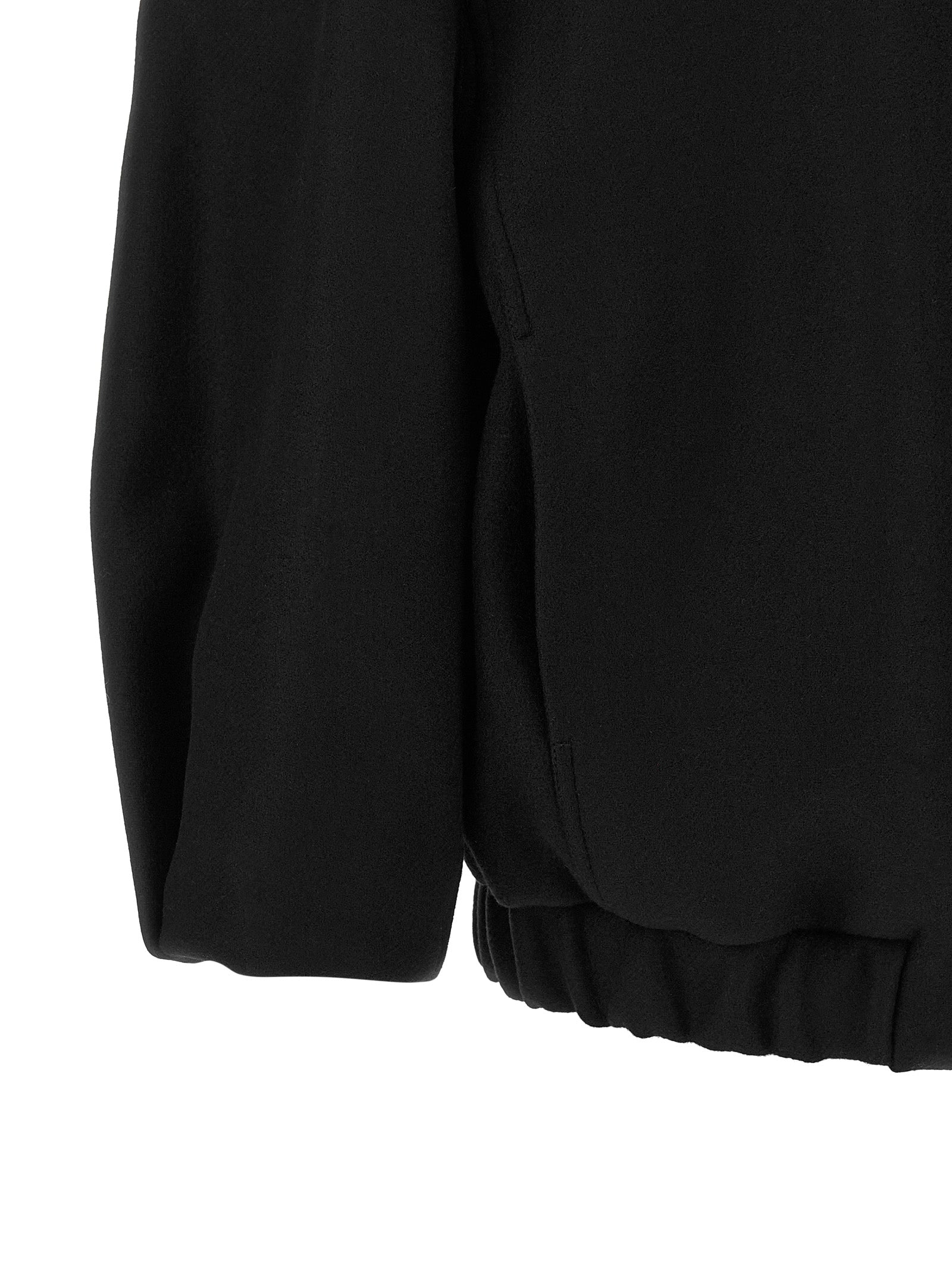 Dries Van Noten Schwarzer Woll-Bomber