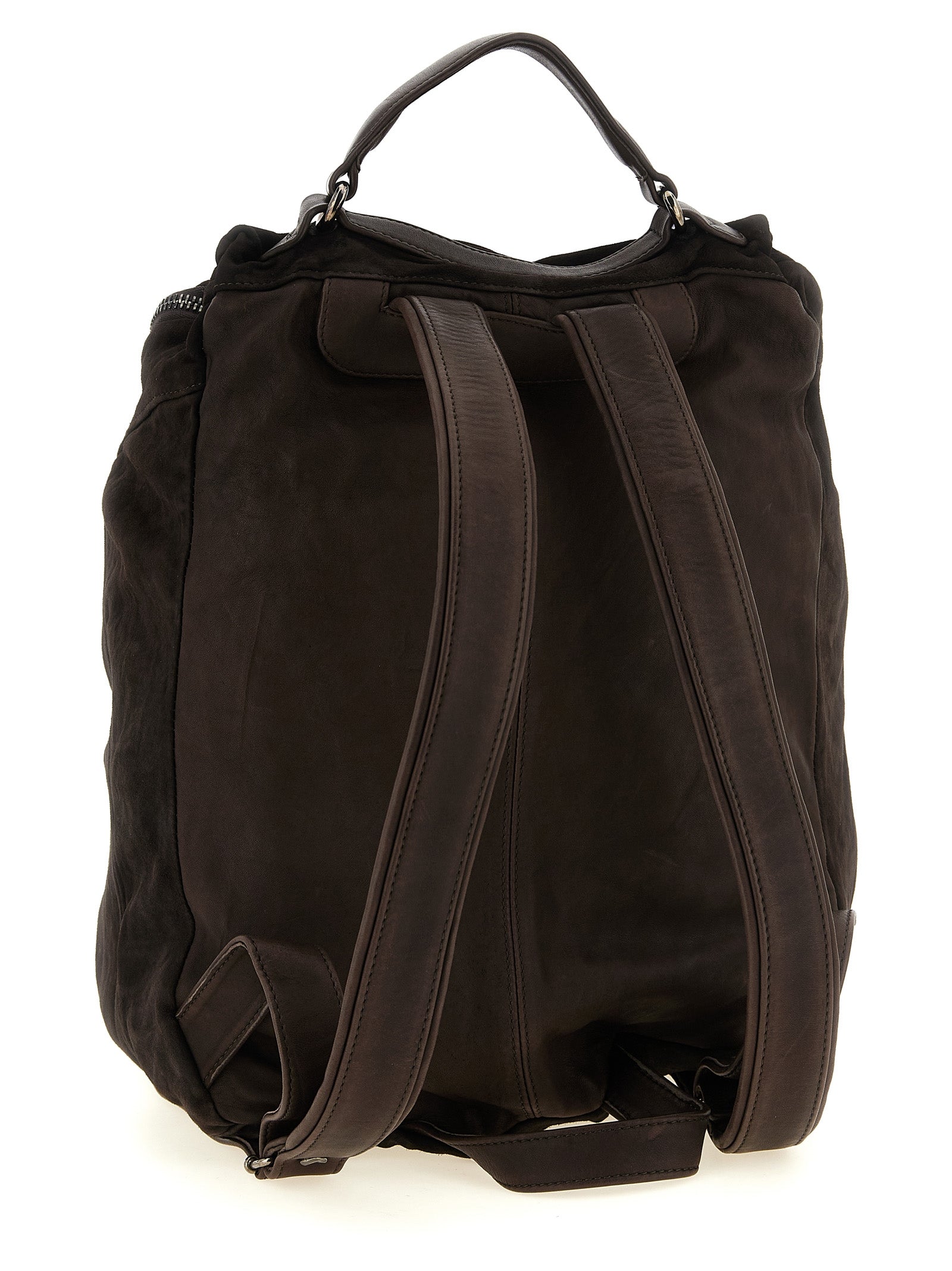 GIORGIO BRATO Brauner Lammleder-Rucksack