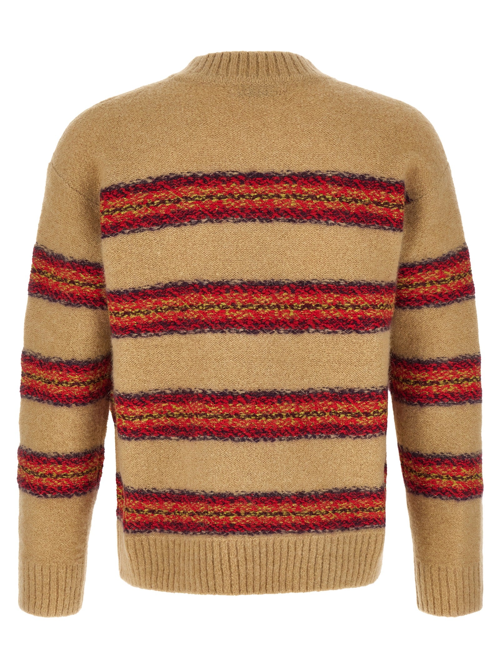 Dries Van Noten Beige Wollstrickjacke