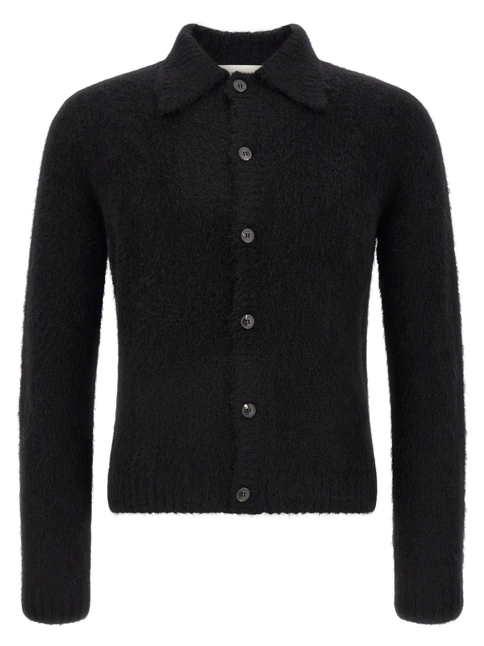 Dries Van Noten Schwarzer Wollcardigan