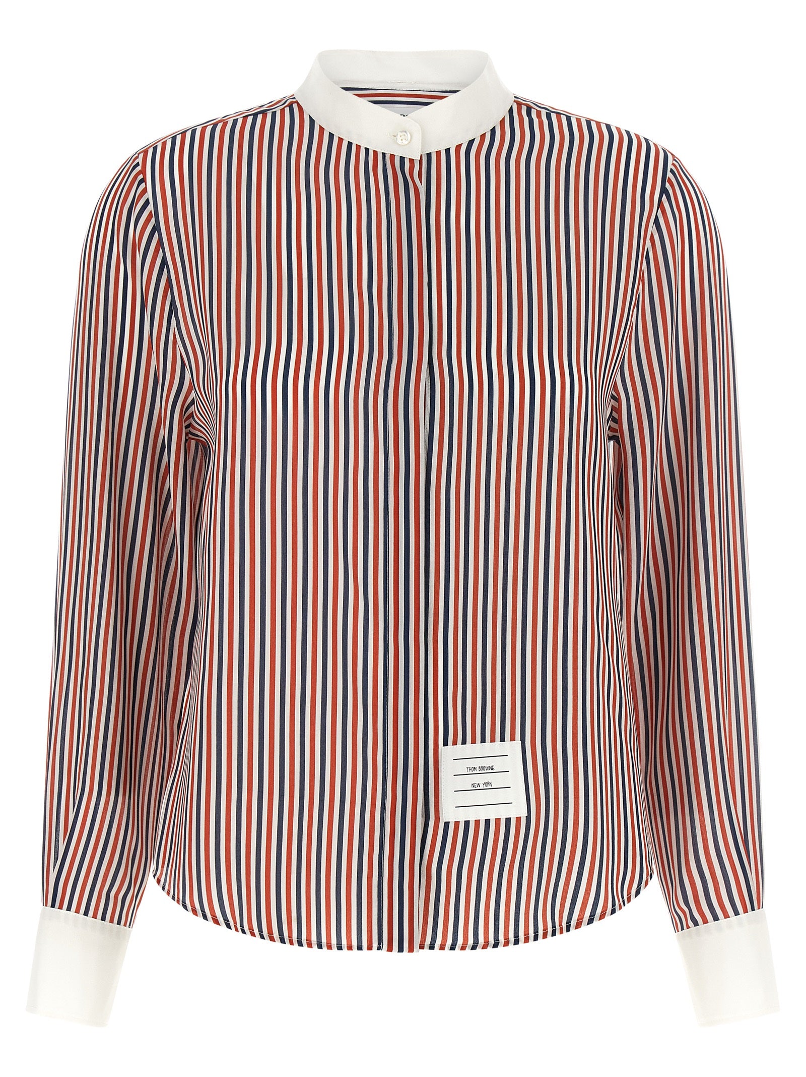 Thom Browne Mehrfarbige Seidenbluse
