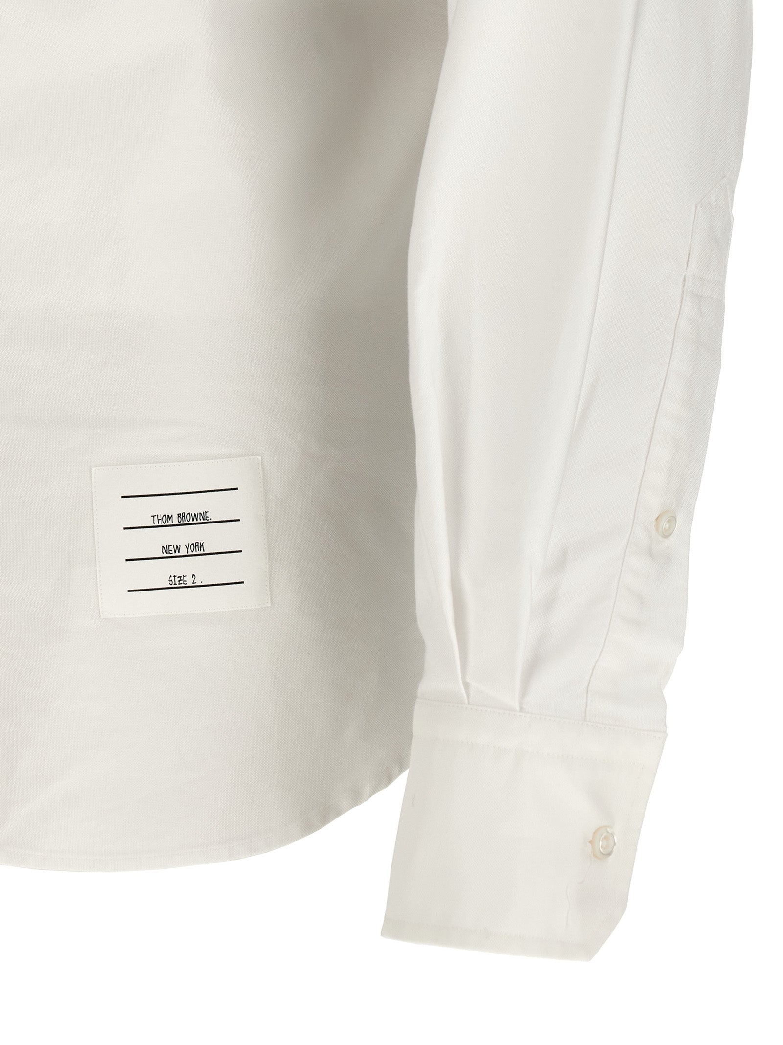 Thom Browne Weiße Baumwollbluse