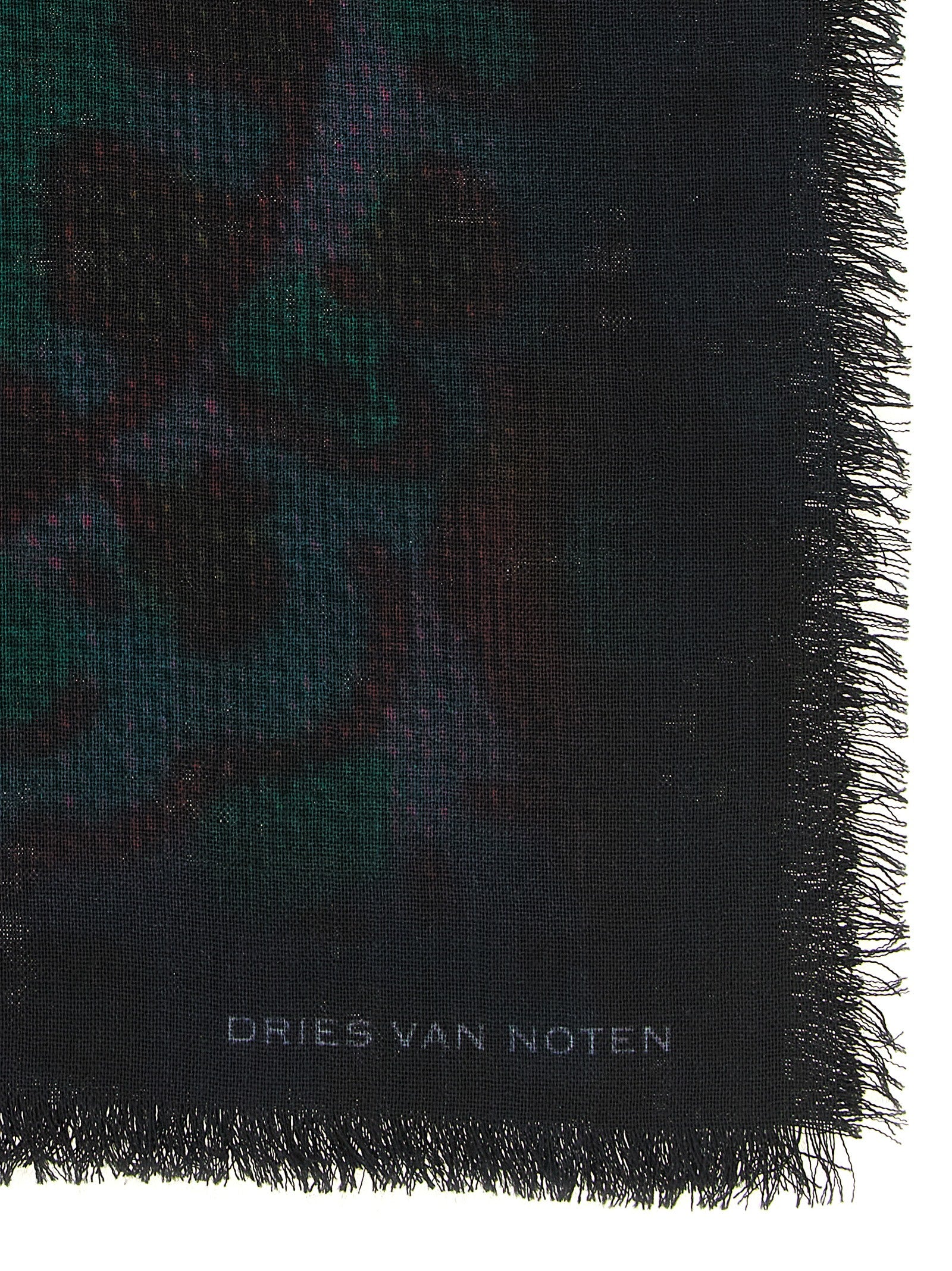 Dries Van Noten Zweifarbiger Wollschal